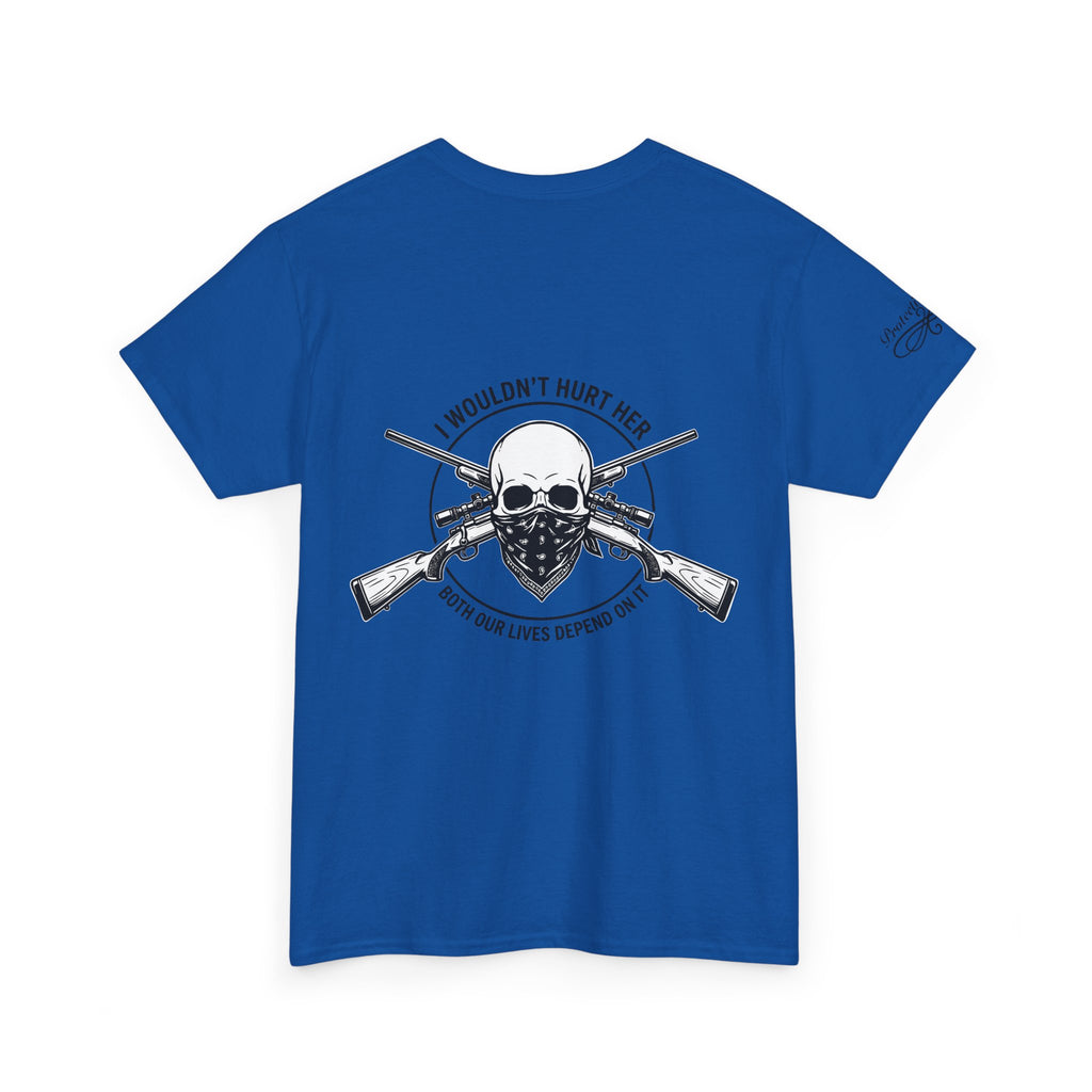 Protective Dad Rifles T-Shirt | Here’s Your Warning