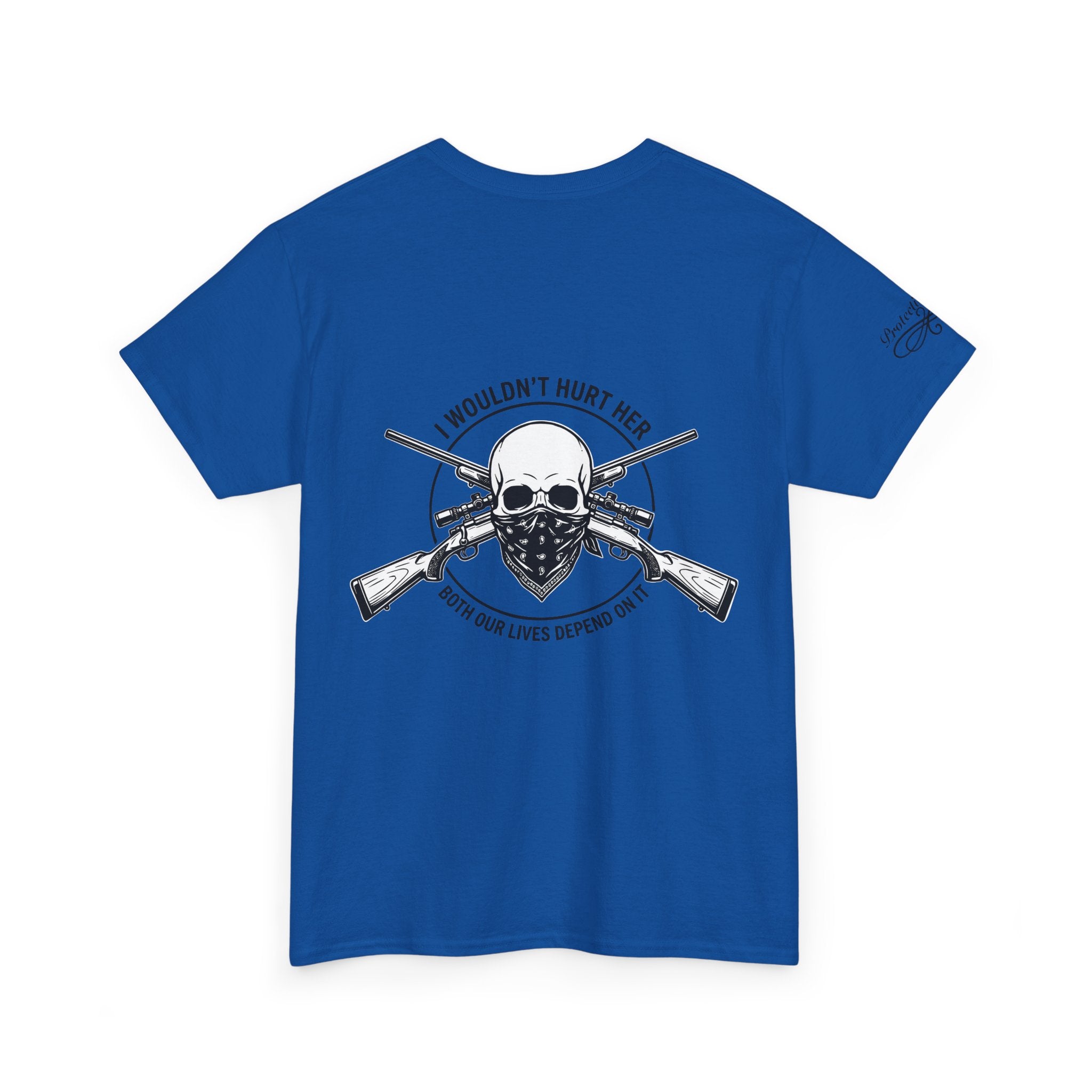 Protective Dad Rifles T-Shirt | Here’s Your Warning