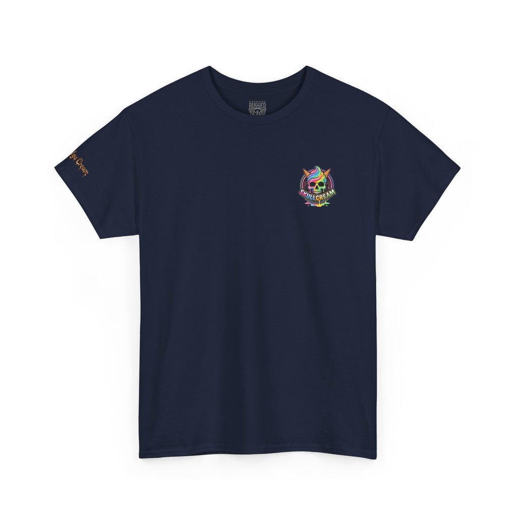 Skullcream-Ooh-Fudge Cream T-Shirt | Colorful Drip Graphic Tee