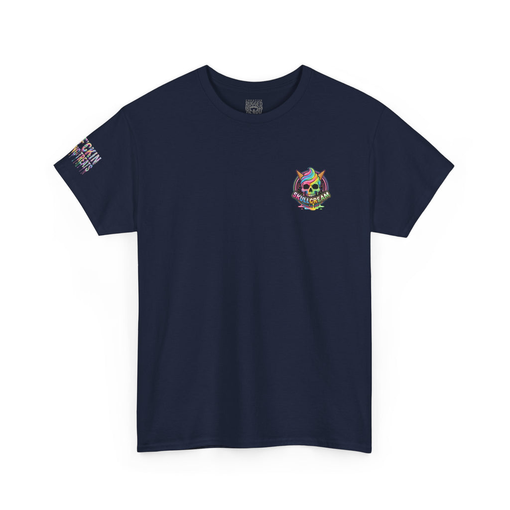 Cotton Candy Skullcream T Shirt — 'Sticky Fingers' Graphic T-Shirt