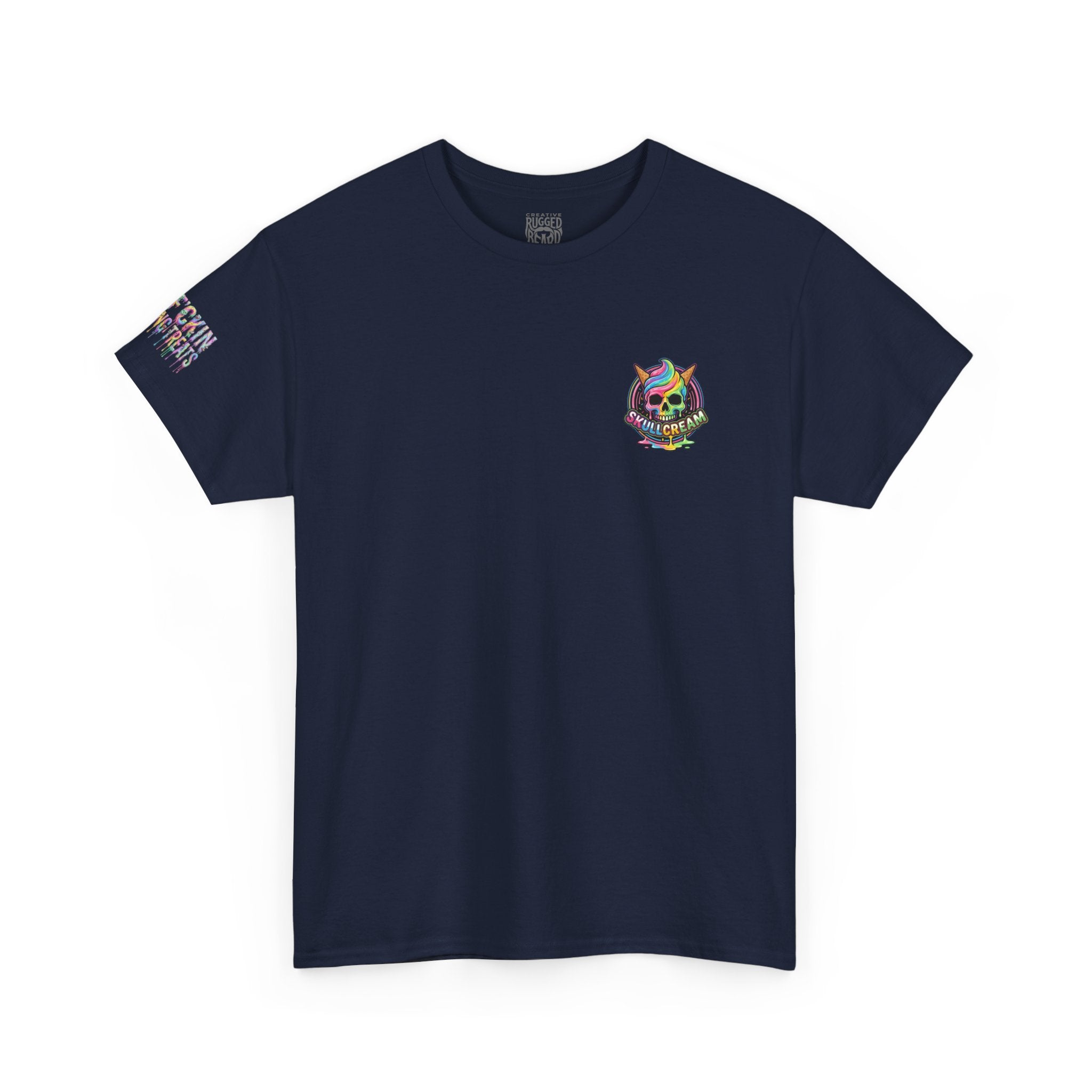 Cotton Candy Skullcream T Shirt — 'Sticky Fingers' Graphic T-Shirt