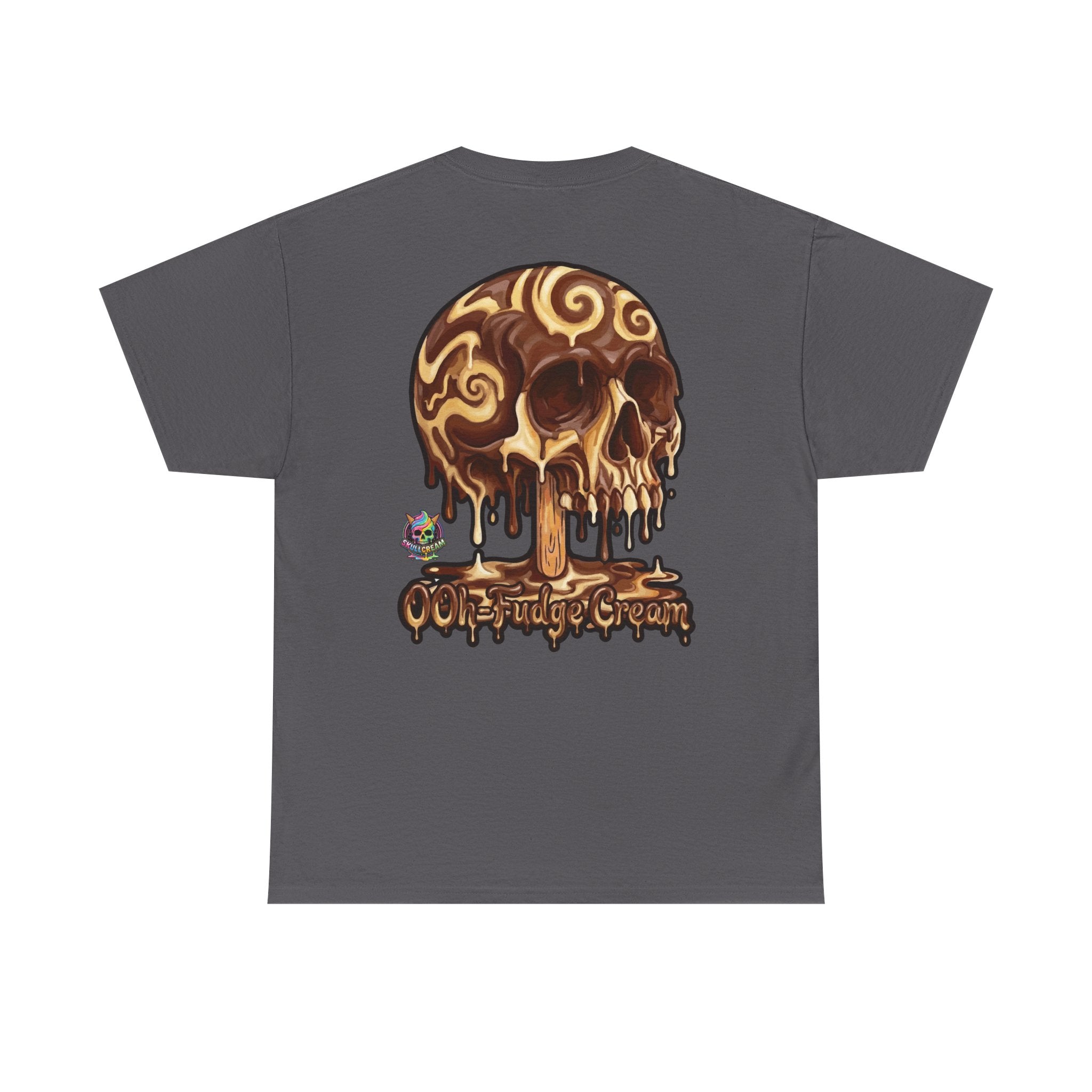 Skullcream-Ooh-Fudge Cream T-Shirt | Colorful Drip Graphic Tee