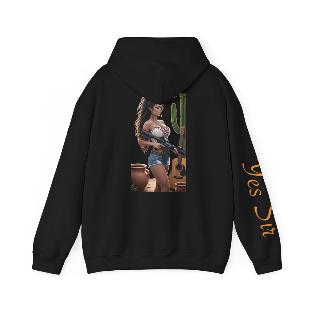 Nice Guitar- Yes Sir Hoodie | Parental Advisory  for the Bearded