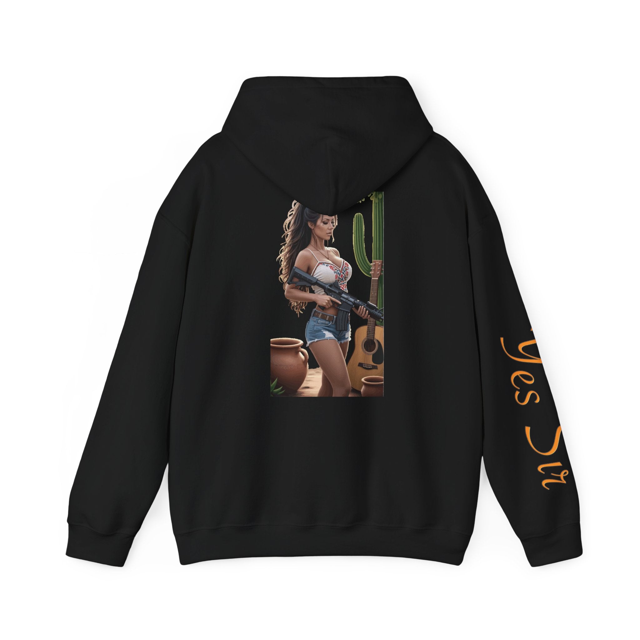 Nice Guitar- Yes Sir Hoodie | Parental Advisory  for the Bearded