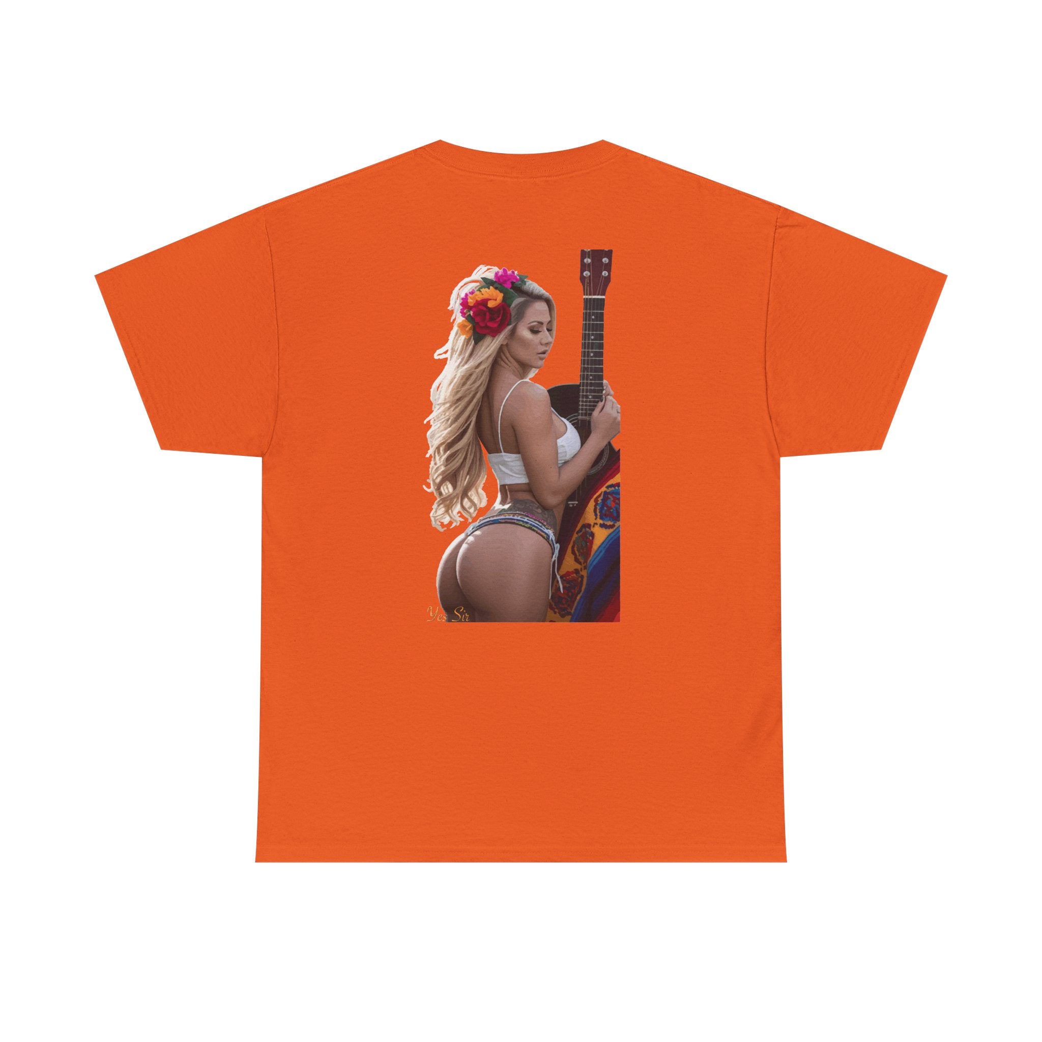 Pretty Flowers-Yes Sir T-Shirt | Parental Advisory  for the Bearded