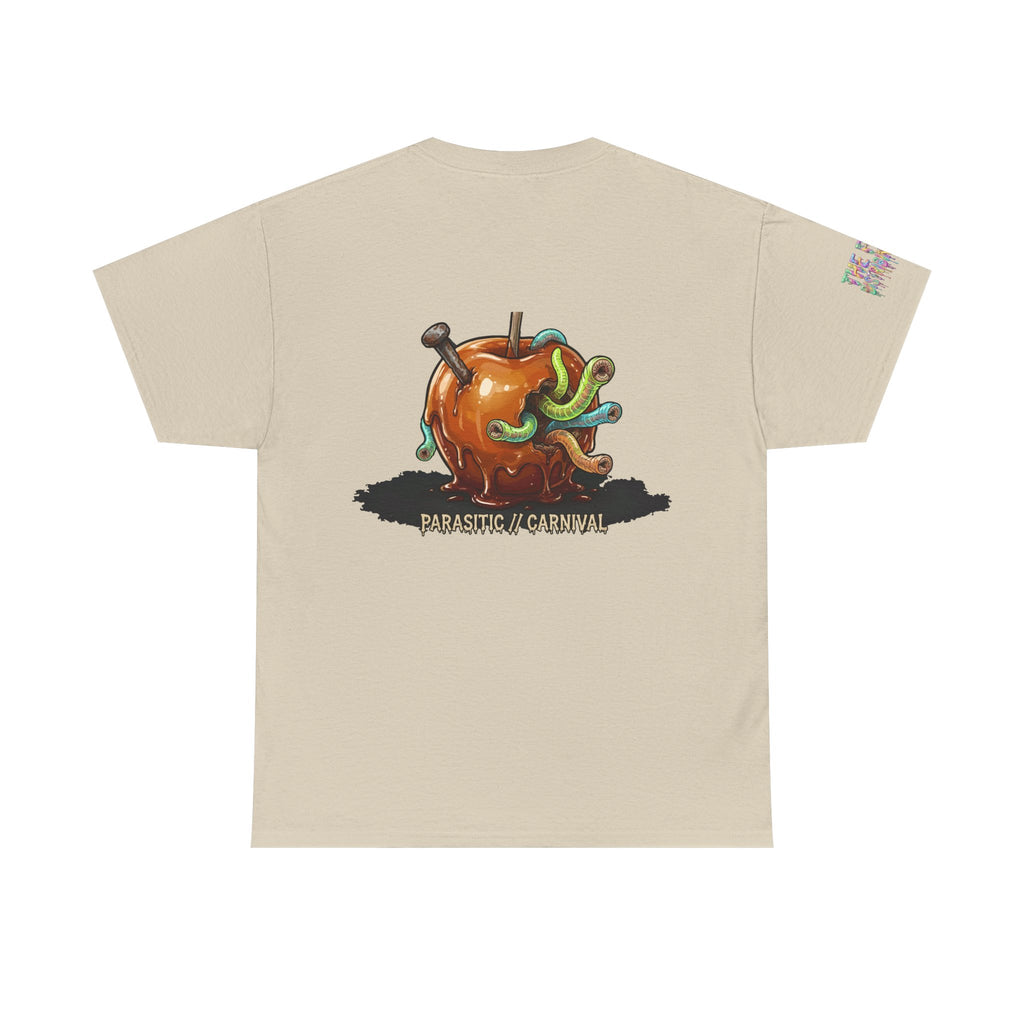 Skullcream Carnival Caramel Apple - Spooky Candy Apple Graphic T-Shirt