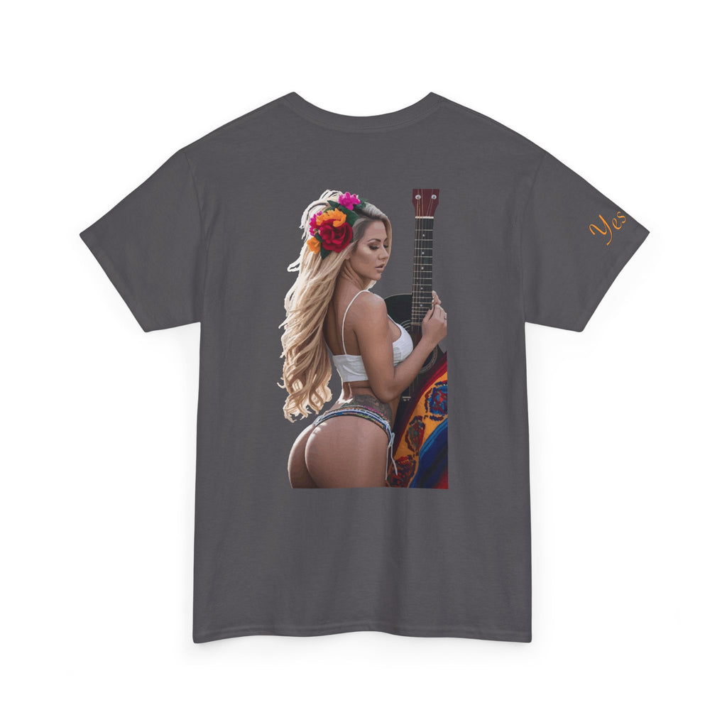 Pretty Flowers-Yes Sir T-Shirt | Parental Advisory  for the Bearded
