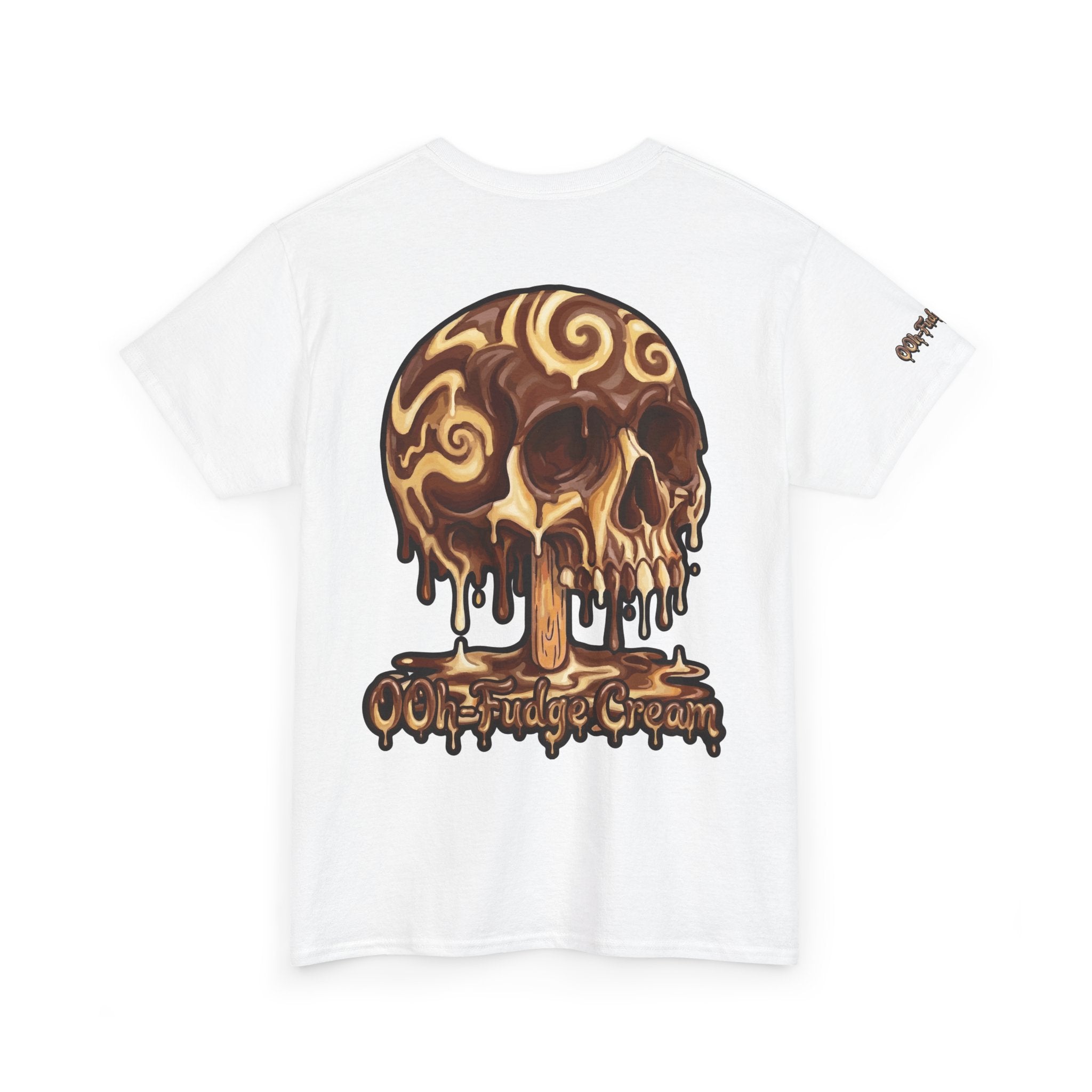 Skullcream-Ooh-Fudge Cream T-Shirt | Colorful Drip Graphic Tee