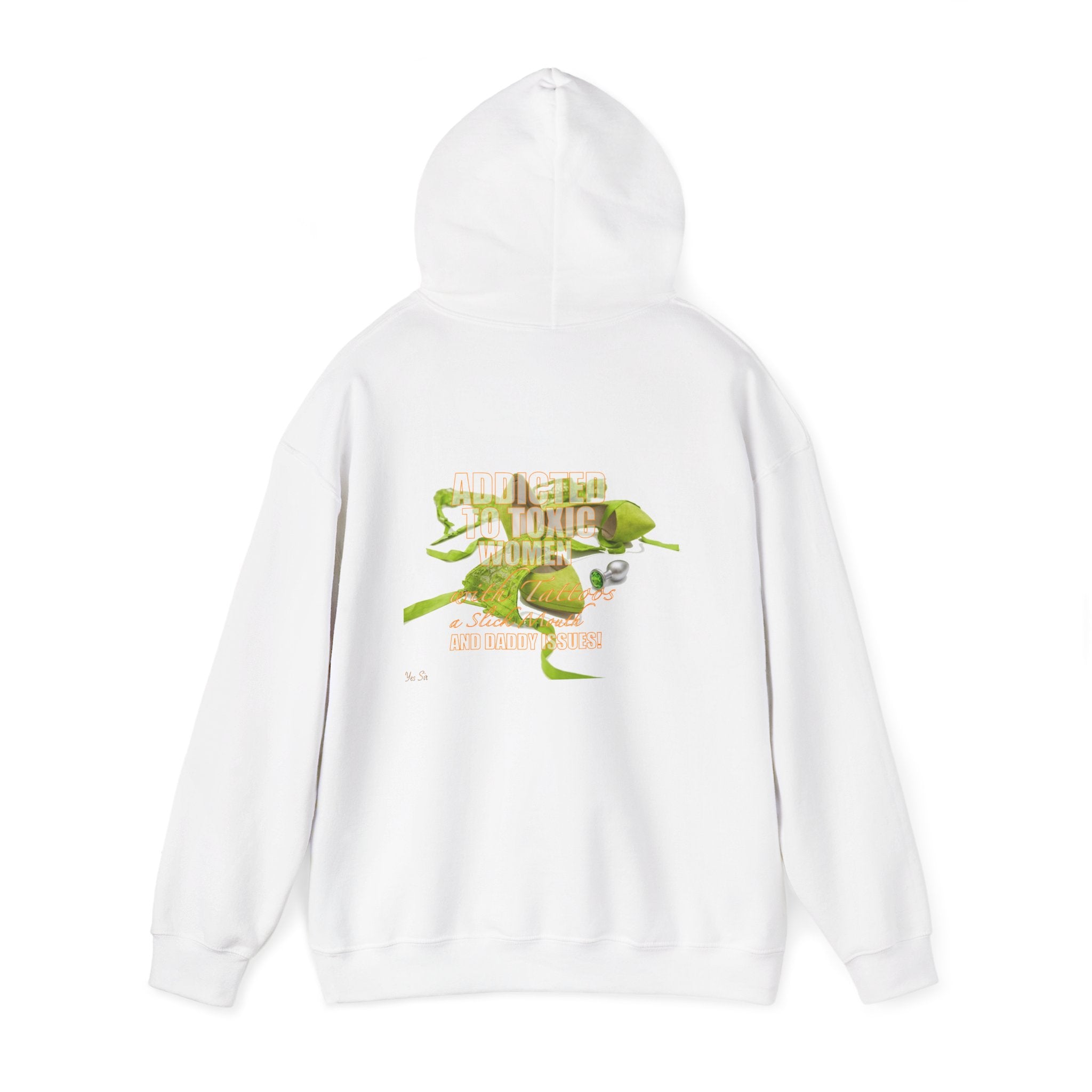 Addicted | Yes Sir Hoodie | Recovering Addict Graphic Hoodie