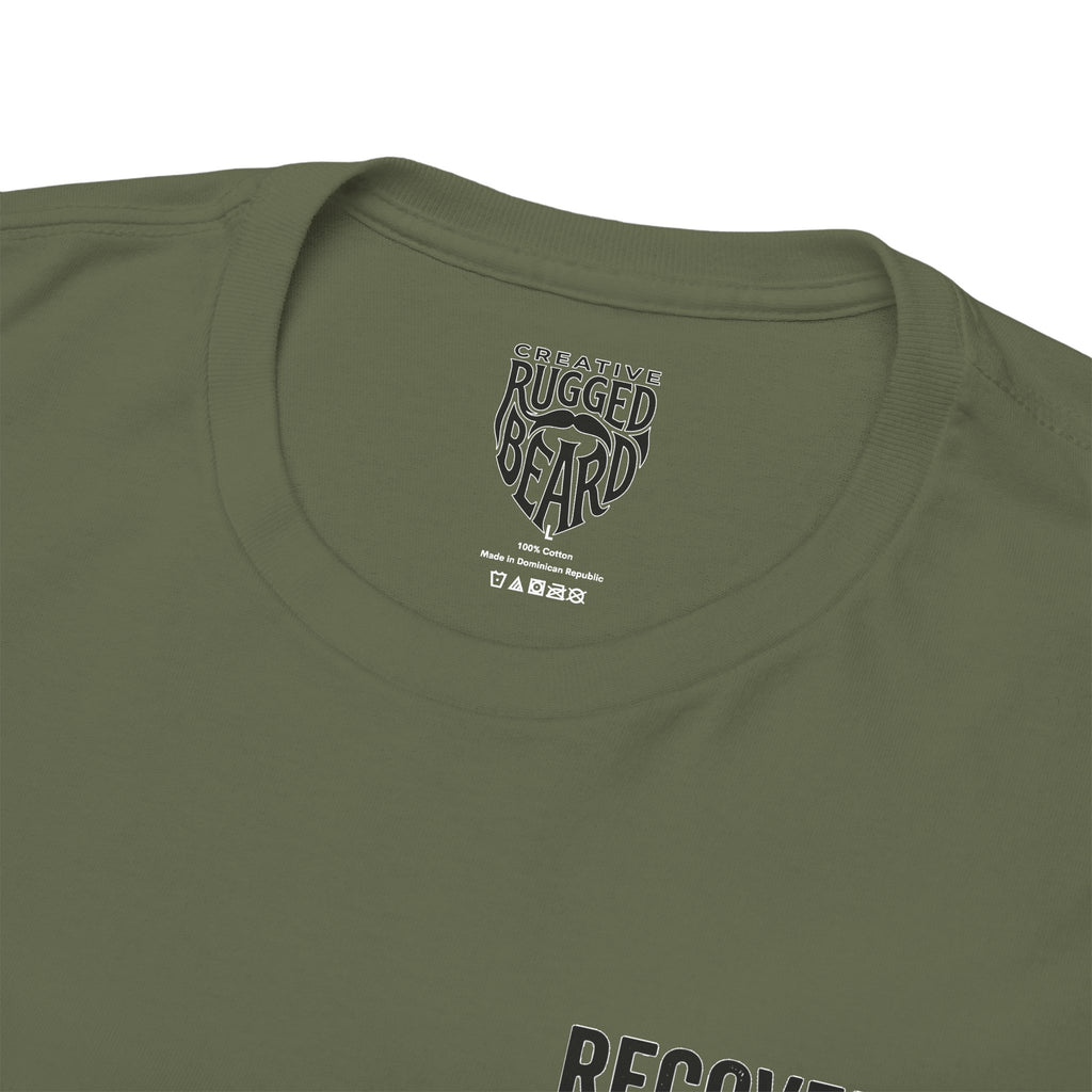 Addicted | Yes Sir T Shirt | Recovering Addict Red Graphic T Shirt