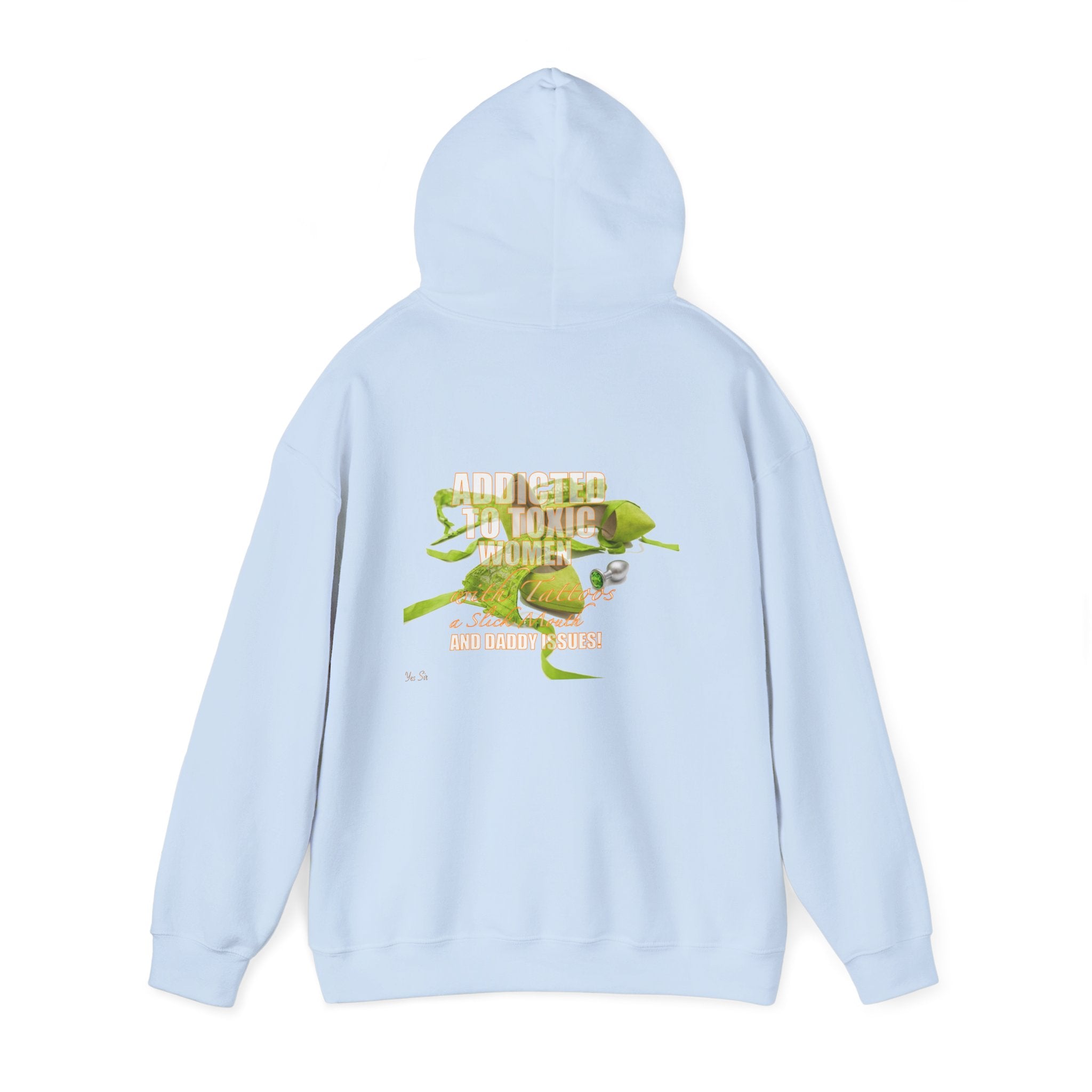 Addicted | Yes Sir Hoodie | Recovering Addict Graphic Hoodie