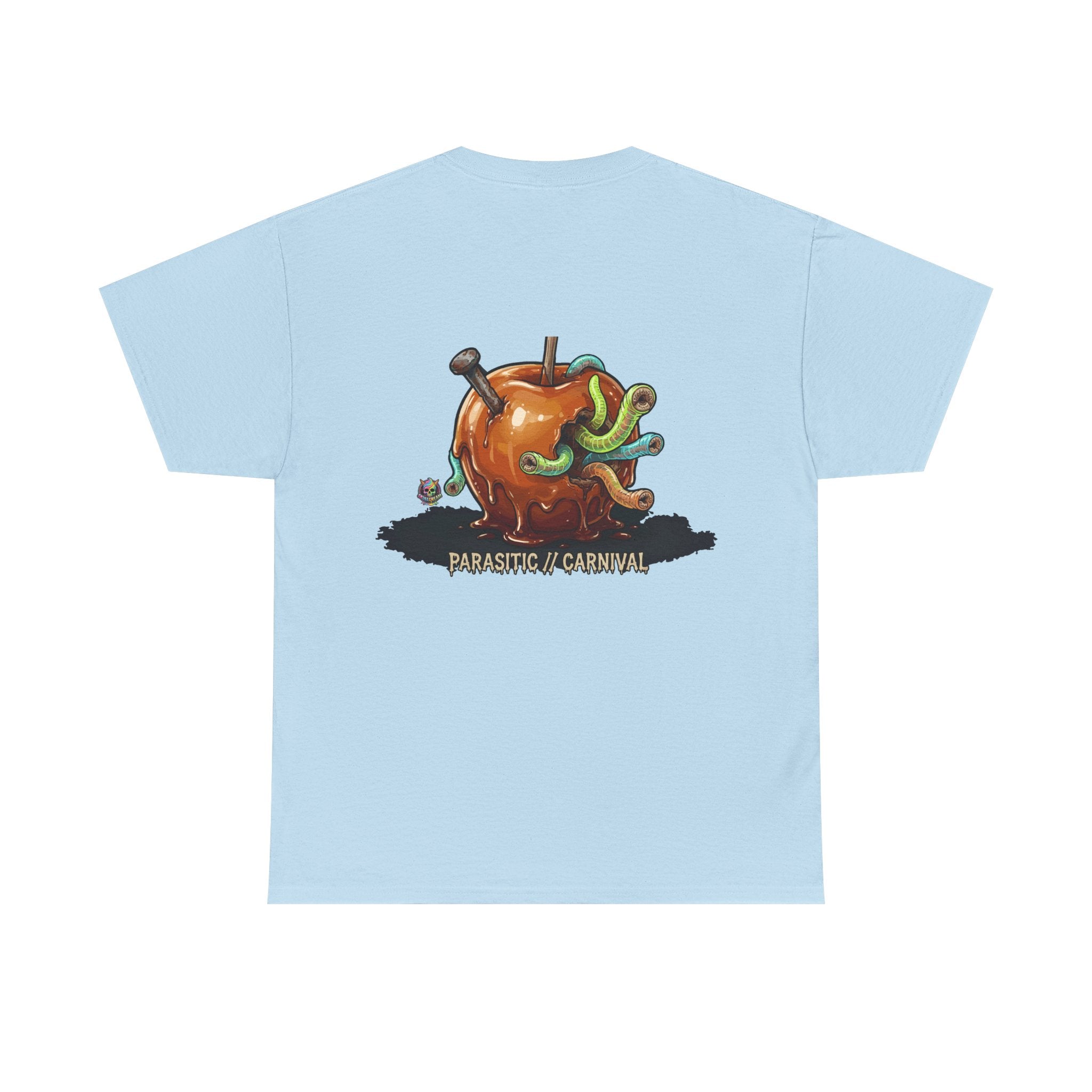 Skullcream Carnival Caramel Apple - Spooky Candy Apple Graphic T-Shirt