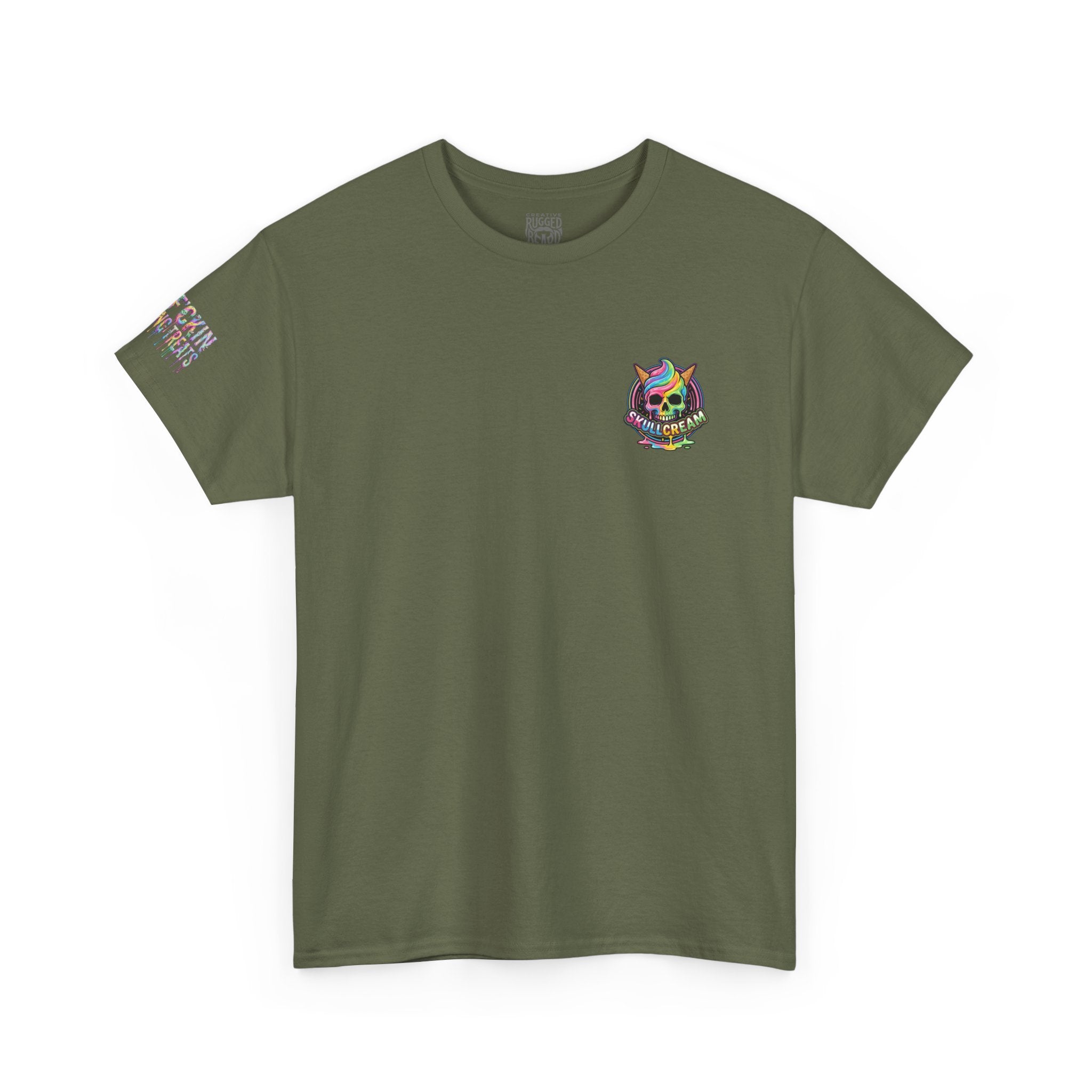 Cotton Candy Skullcream T Shirt — 'Sticky Fingers' Graphic T-Shirt