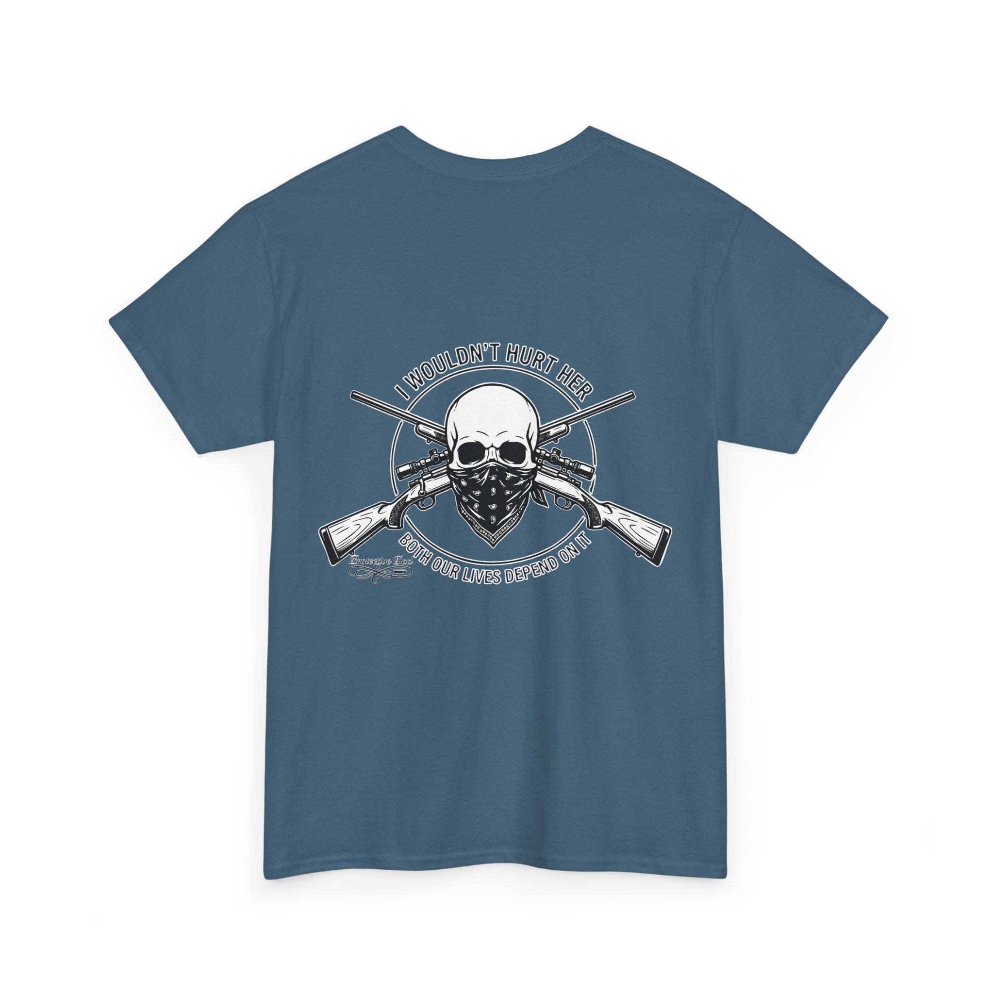 Protective Dad Rifles T-Shirt | Here’s Your Warning