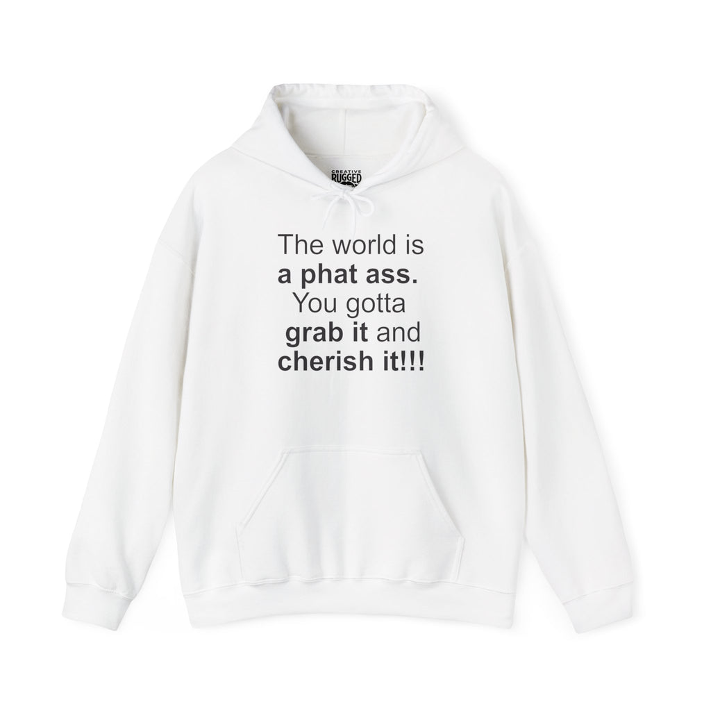 The World | Yes Sir Hoodie | Cherish It Graphic Hoodie