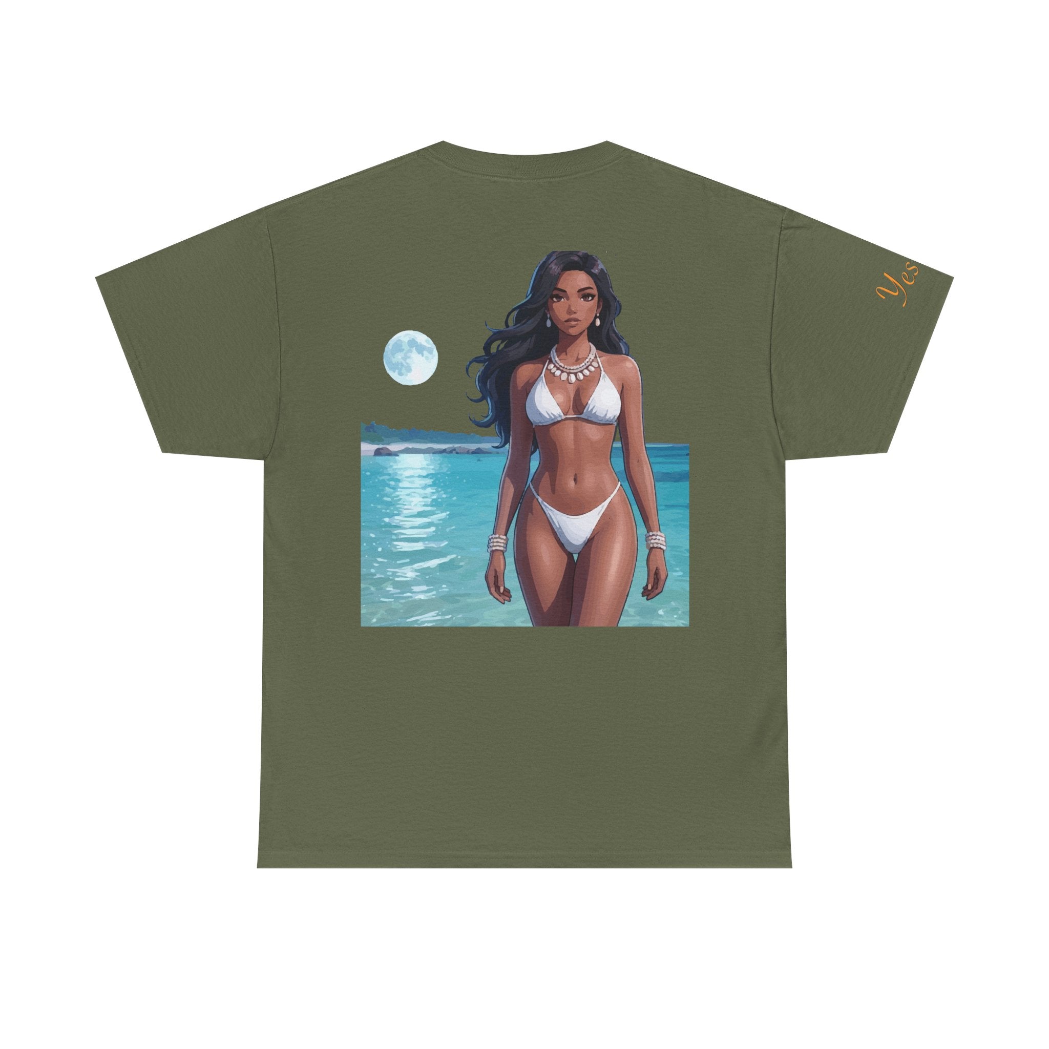 Under the Moon Light Yes Sir T-Shirt | Parental Advisory  for the Bearded