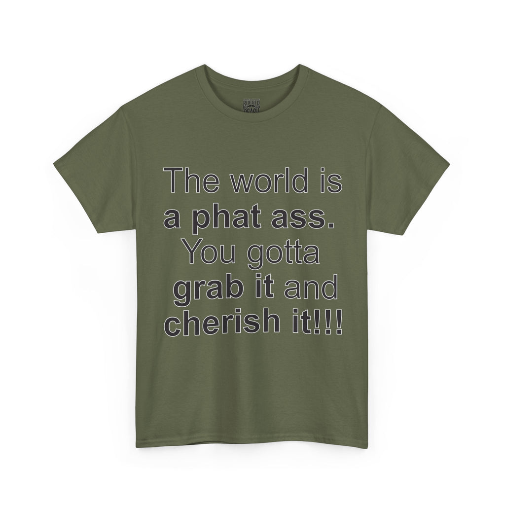 The World | Yes Sir T Shirt | Cherish It Graphic T Shirt