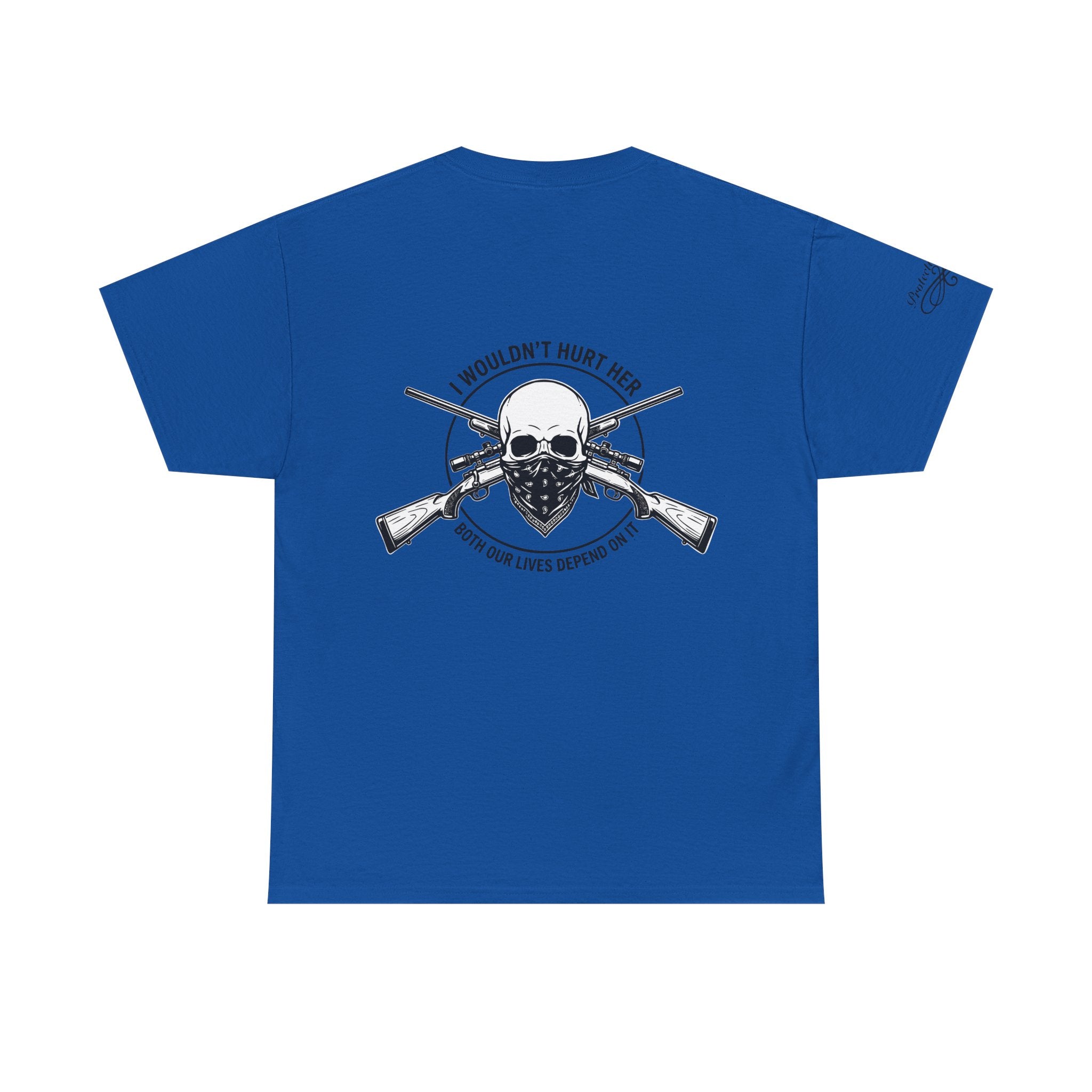 Protective Dad Rifles T-Shirt | Here’s Your Warning