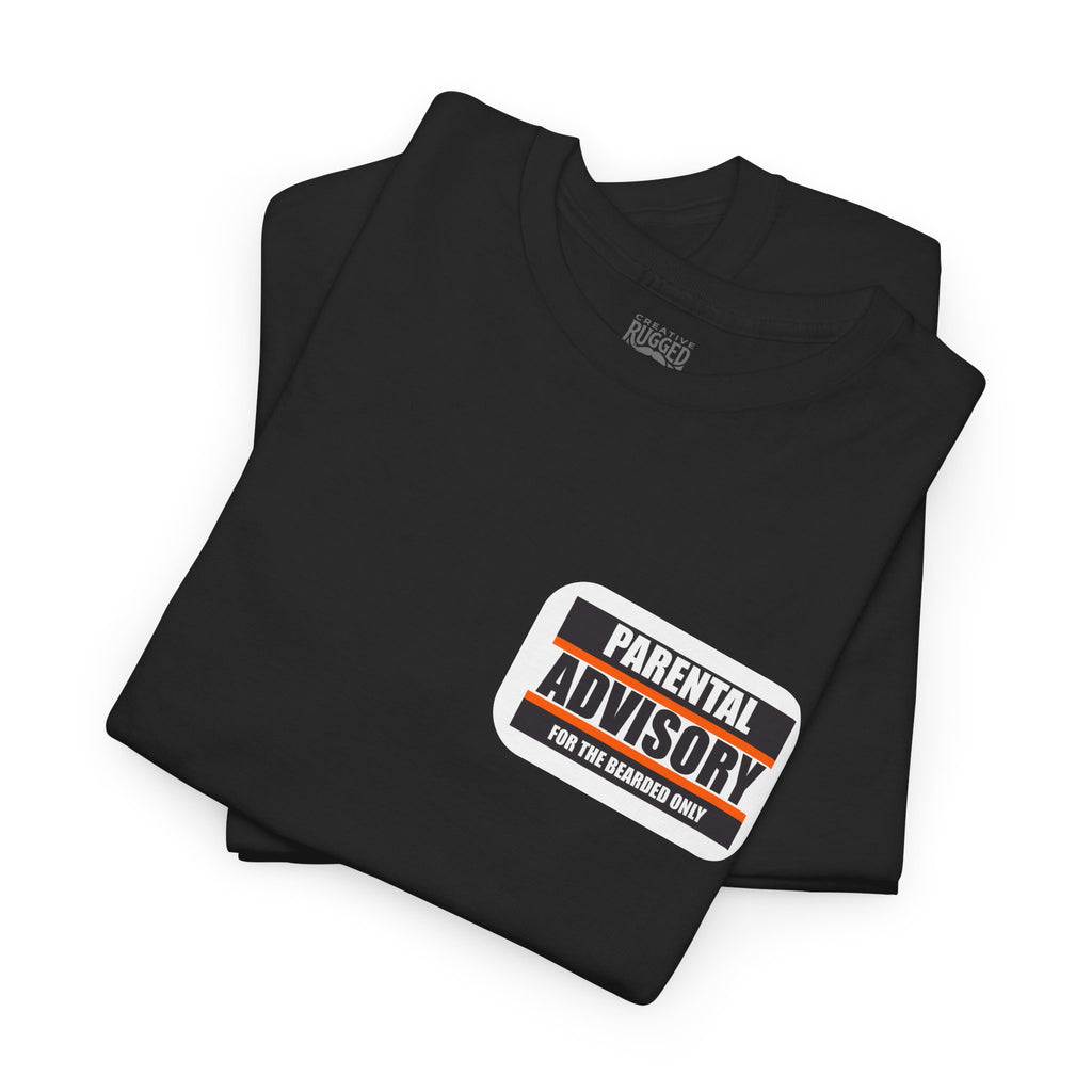 Under the Moon Light Yes Sir T-Shirt | Parental Advisory  for the Bearded