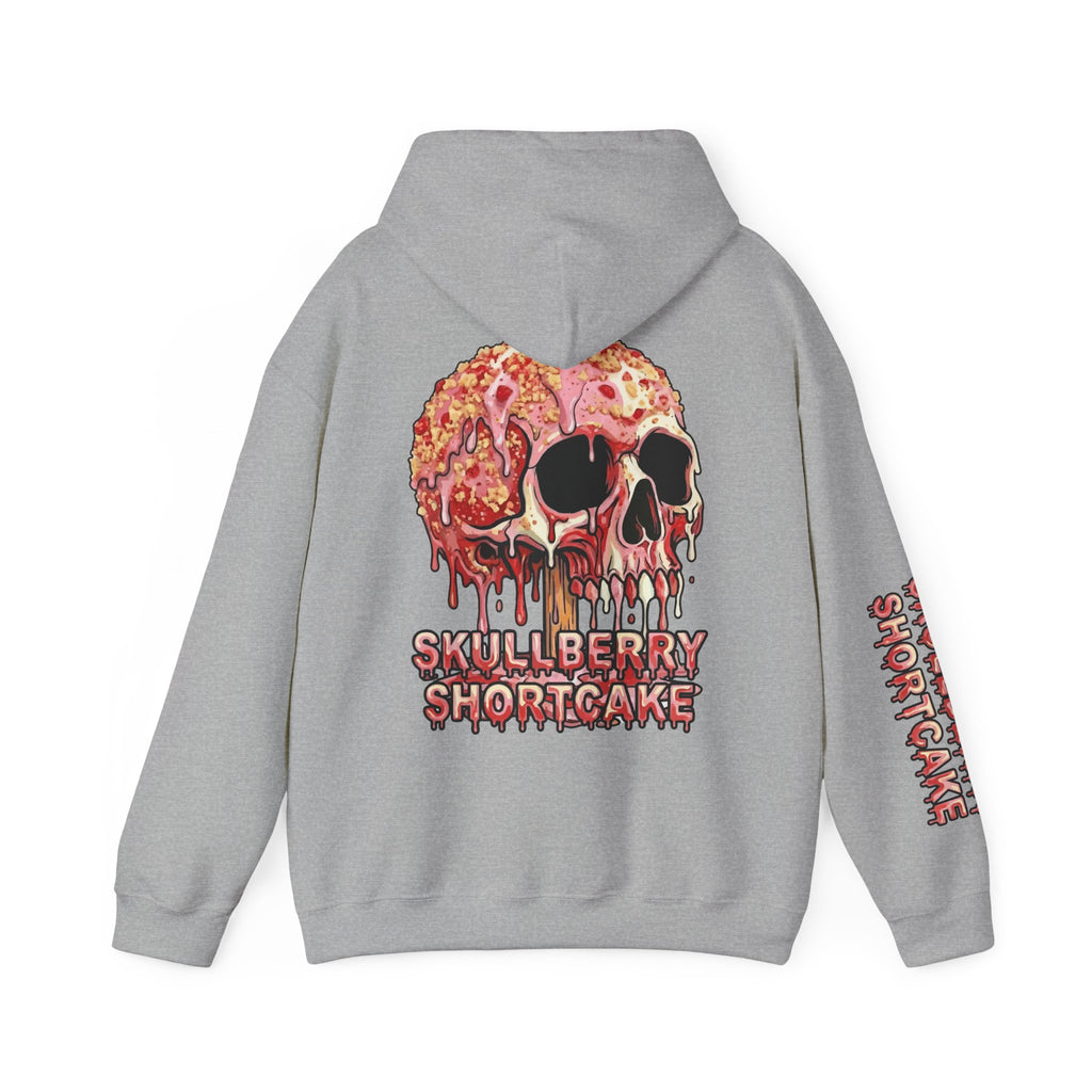 Skullcream-Skullberry Shortcake Hoodie | Dripping Skull Graphic
