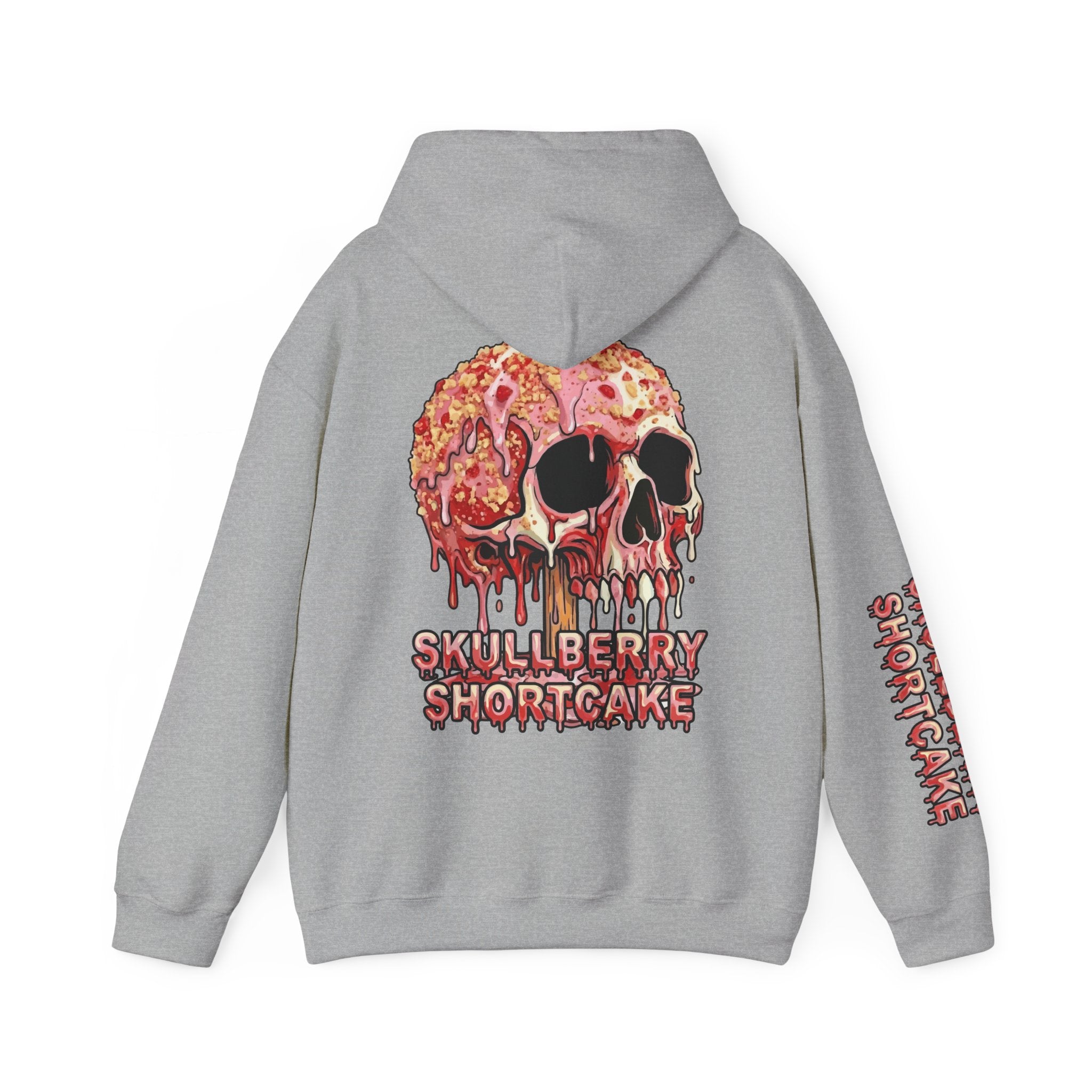 Skullcream-Skullberry Shortcake Hoodie | Dripping Skull Graphic