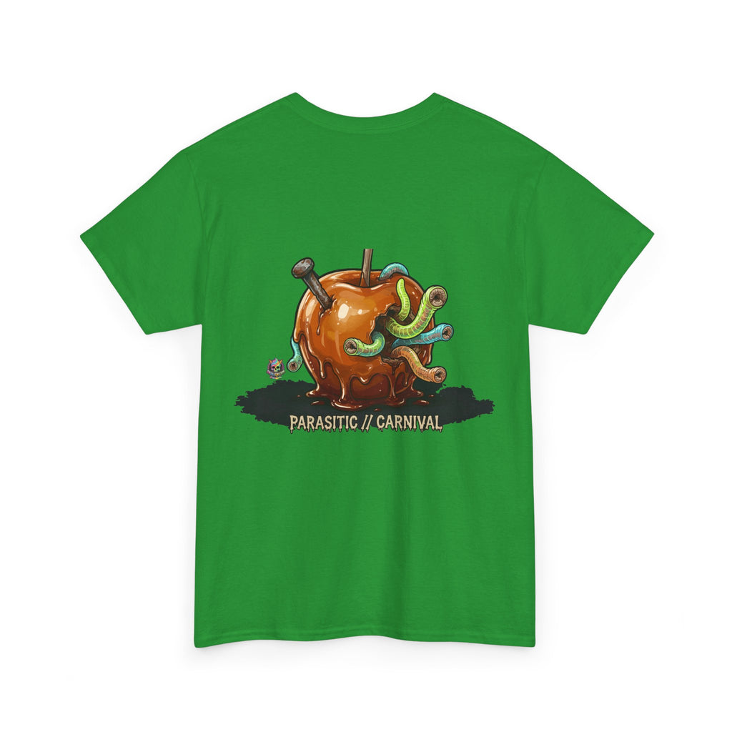 Skullcream Carnival Caramel Apple - Spooky Candy Apple Graphic T-Shirt