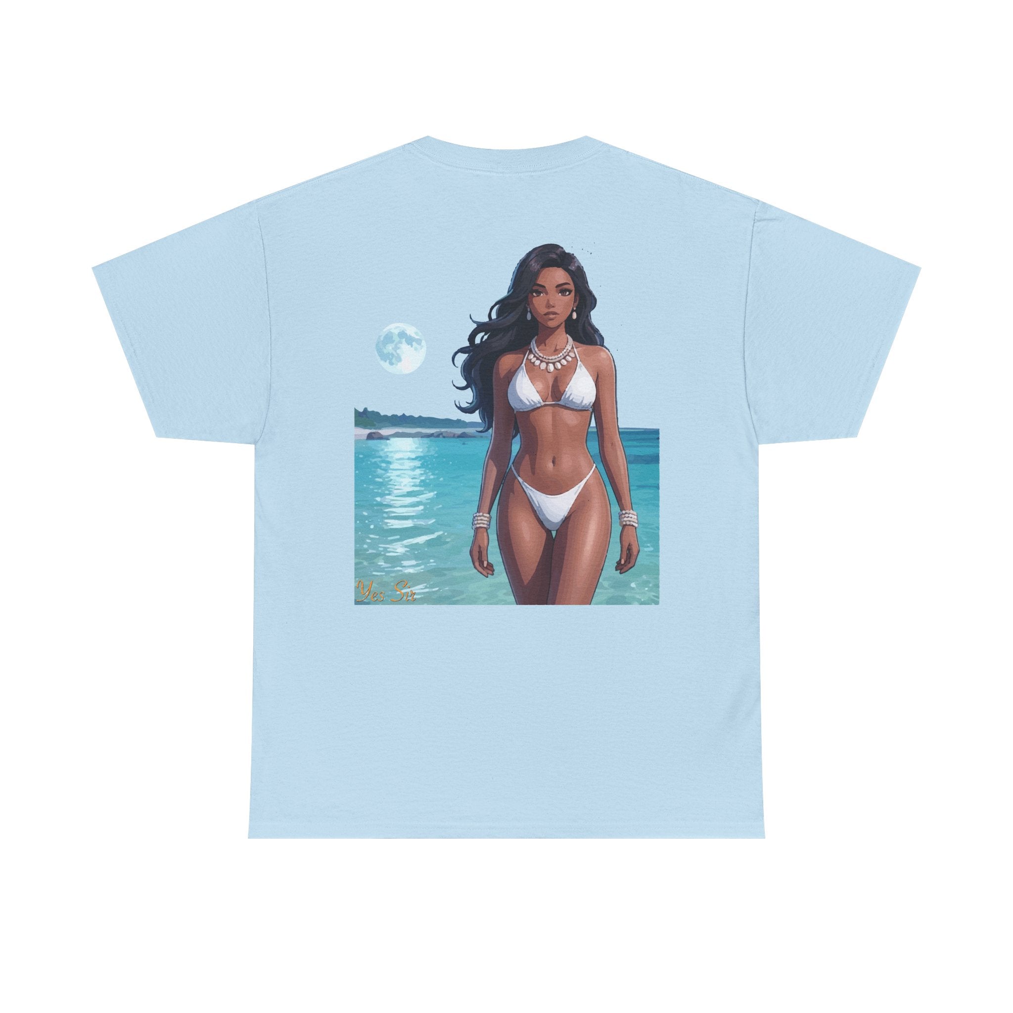 Under the Moon Light Yes Sir T-Shirt | Parental Advisory  for the Bearded