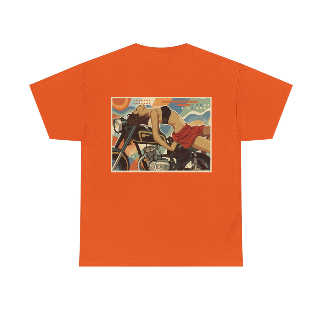 Yes Sir-Pin Up Biker T-Shirt | Parental Advisory  for the Bearded