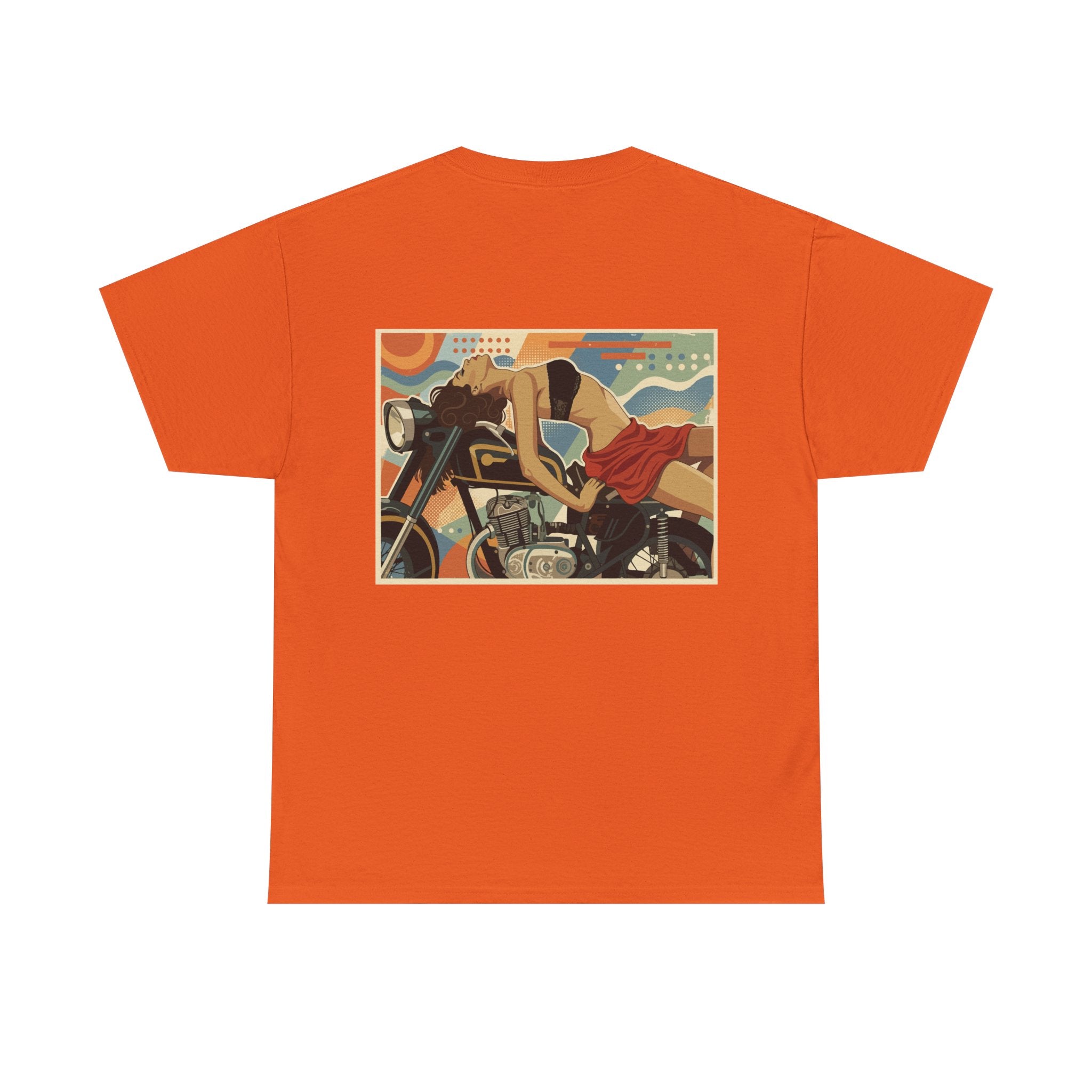 Yes Sir-Pin Up Biker T-Shirt | Parental Advisory  for the Bearded
