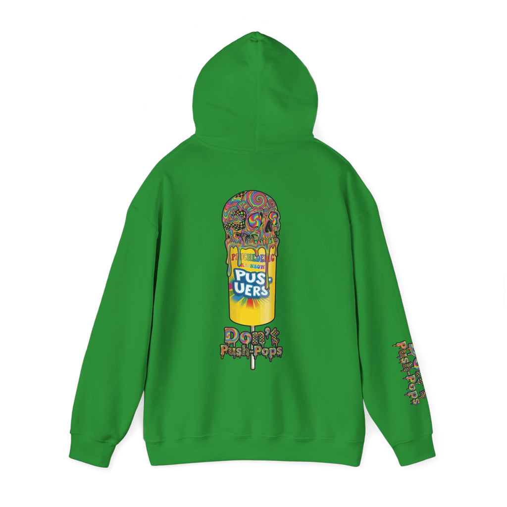 Skullcream-Don’t Push-Pops Hoodie | Dripping Skull Graphic