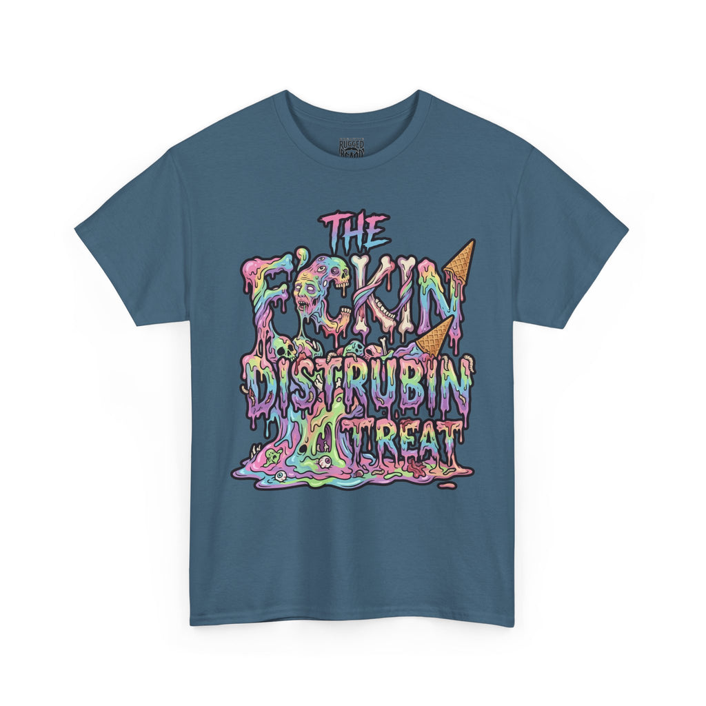 Skullcream-Don’t Push-Pops T-Shirt | Colorful Drip Graphic Tee