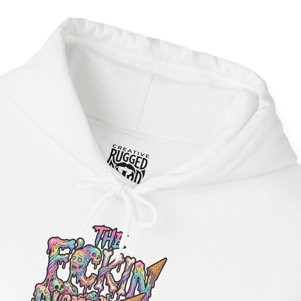 Skullcream-Don’t Push-Pops Hoodie | Dripping Skull Graphic