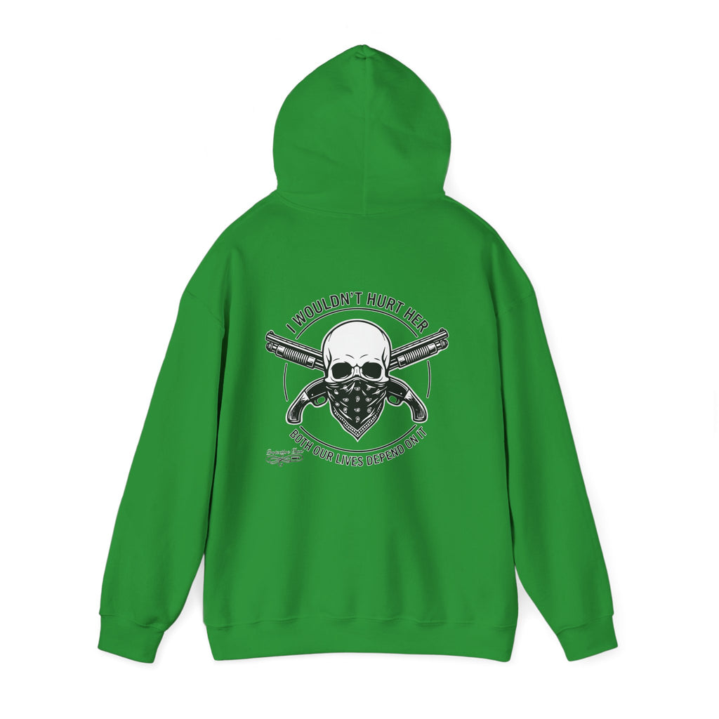 Protective Dad Sawed Off Shotguns - Hoodie | Here’s Your Warning