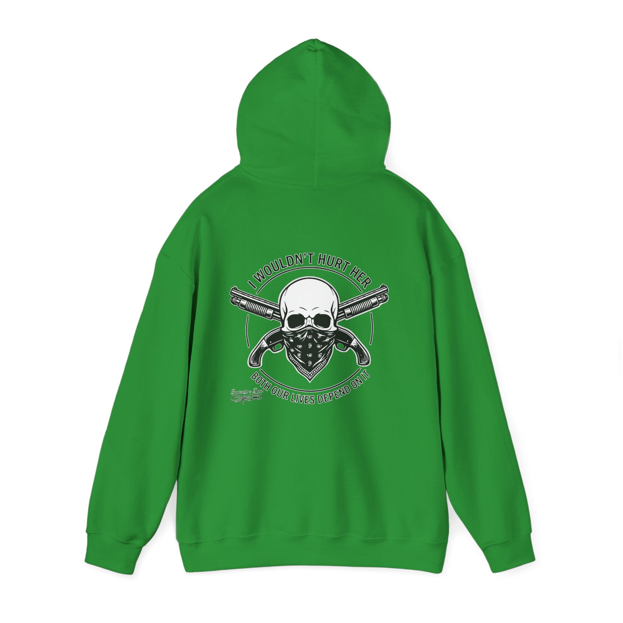 Protective Dad Sawed Off Shotguns - Hoodie | Here’s Your Warning