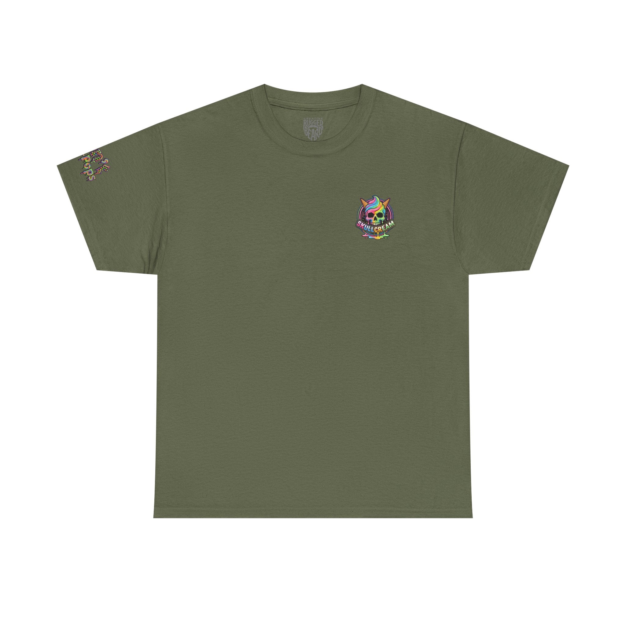 Skullcream-Don’t Push-Pops T-Shirt | Colorful Drip Graphic Tee