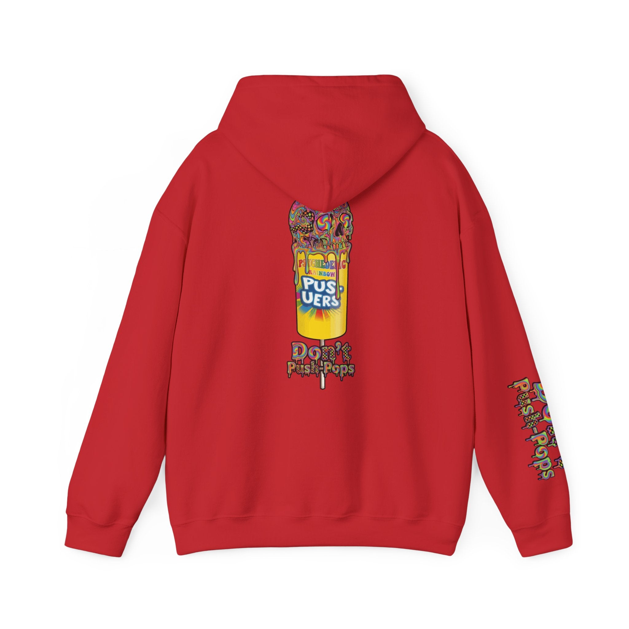 Skullcream-Don’t Push-Pops Hoodie | Dripping Skull Graphic