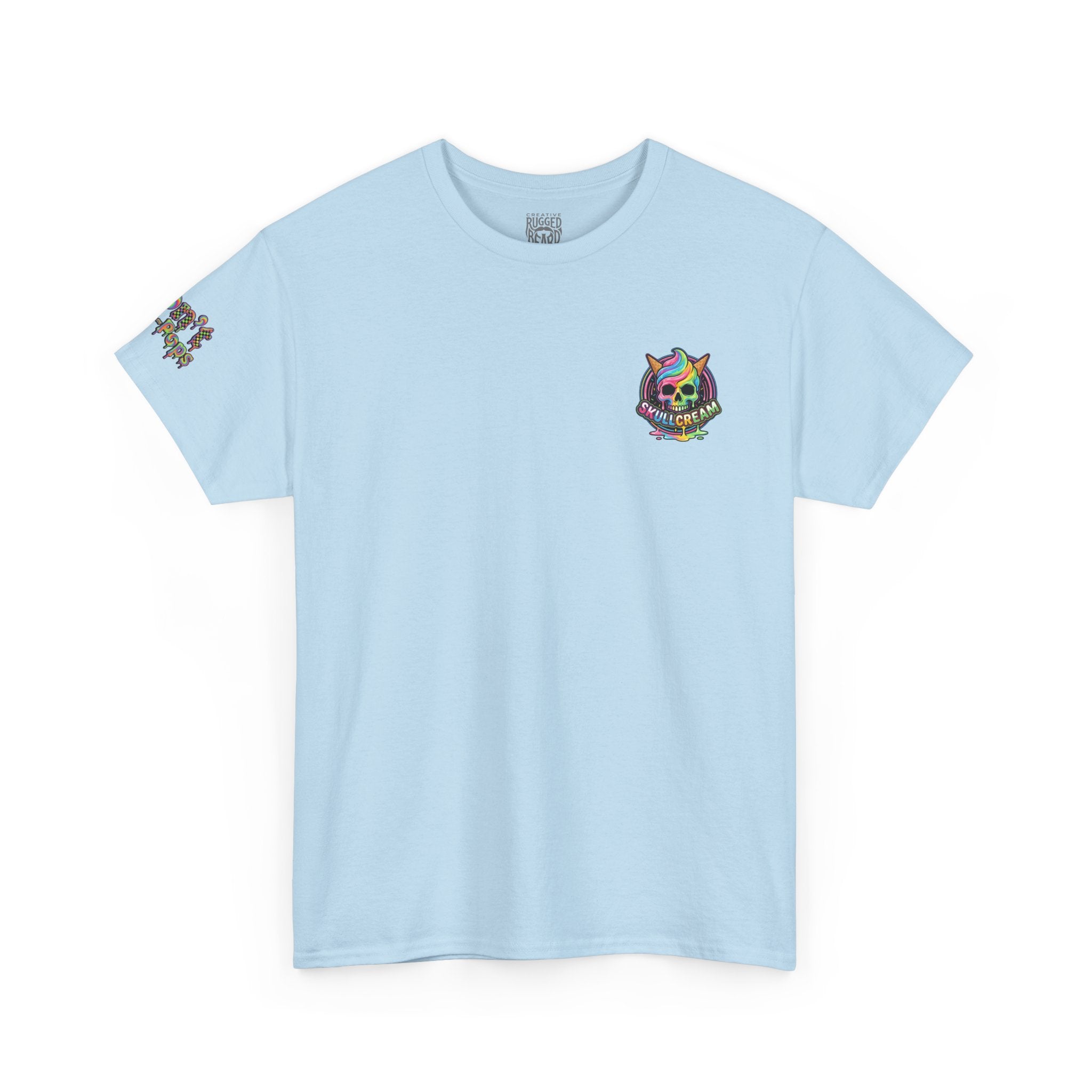 Skullcream-Don’t Push-Pops T-Shirt | Colorful Drip Graphic Tee
