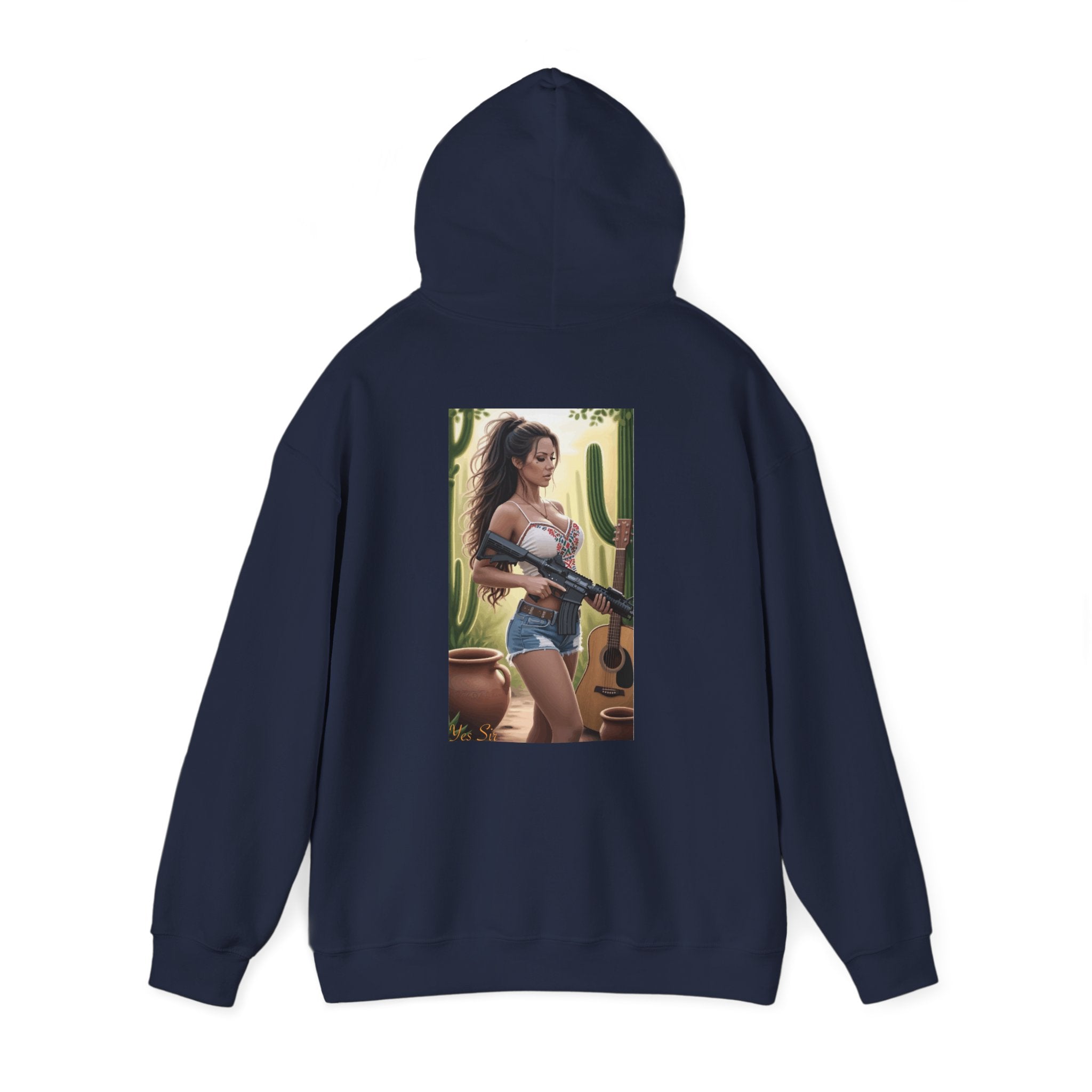 Nice Guitar- Yes Sir Hoodie | Parental Advisory  for the Bearded