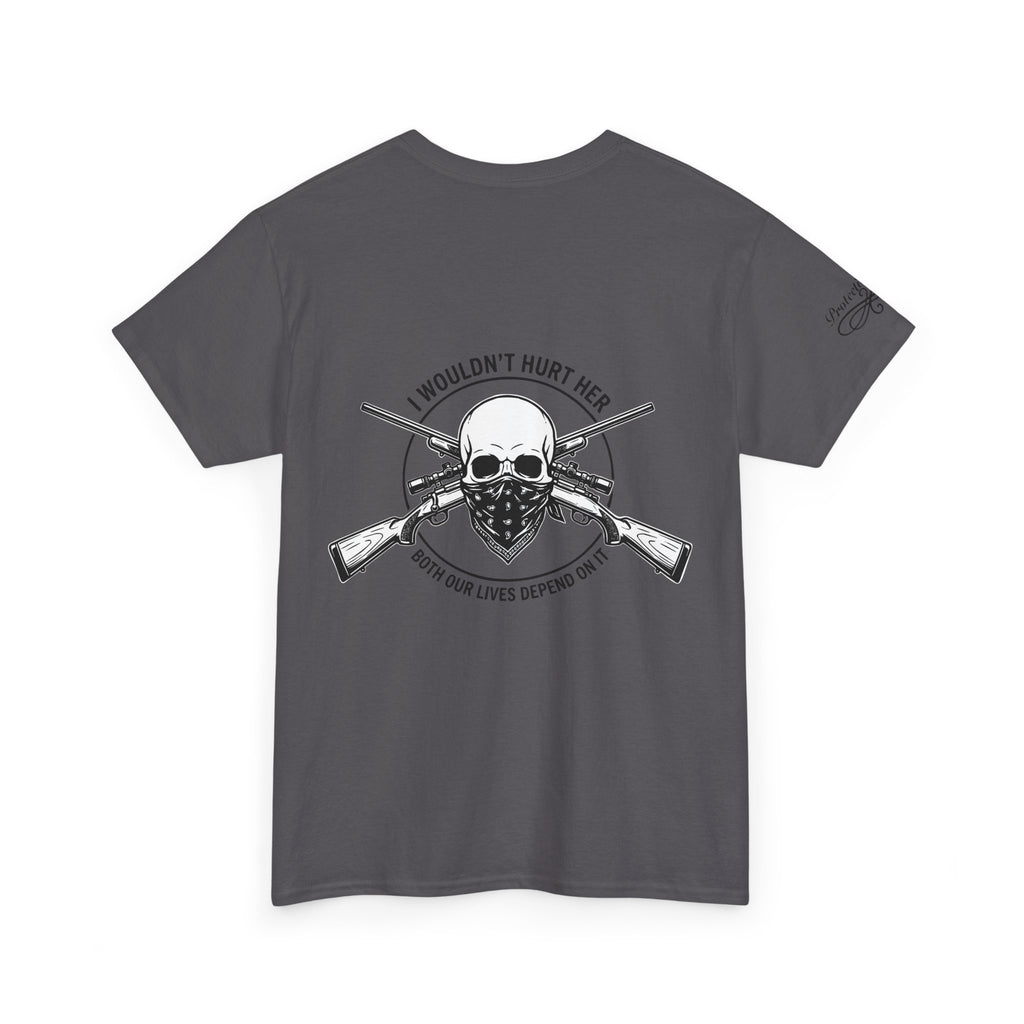 Protective Dad Rifles T-Shirt | Here’s Your Warning