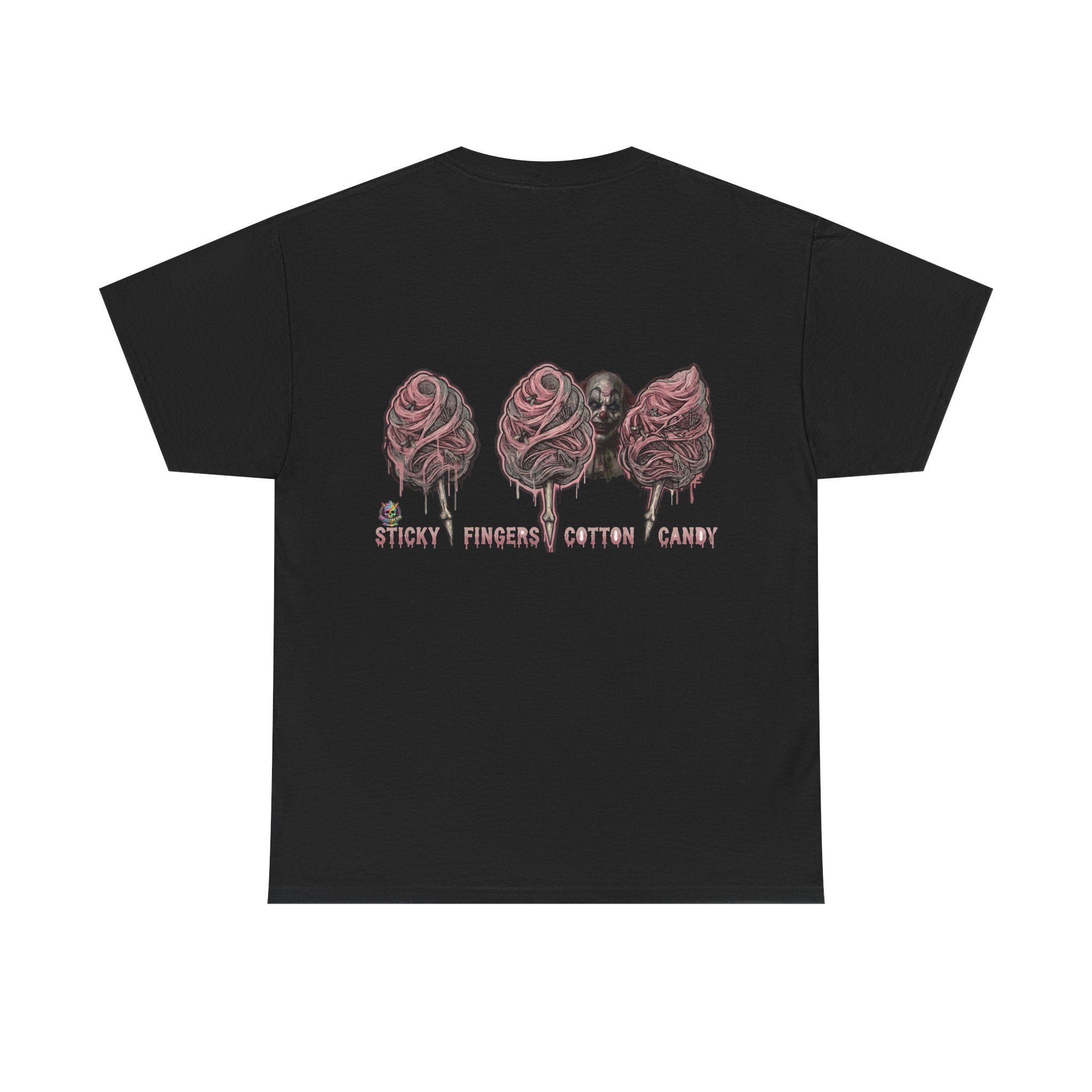 Cotton Candy Skullcream T Shirt — 'Sticky Fingers' Graphic T-Shirt