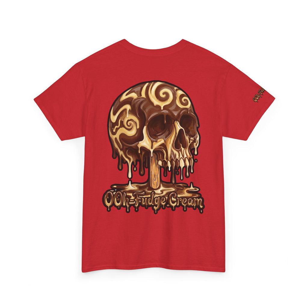 Skullcream-Ooh-Fudge Cream T-Shirt | Colorful Drip Graphic Tee