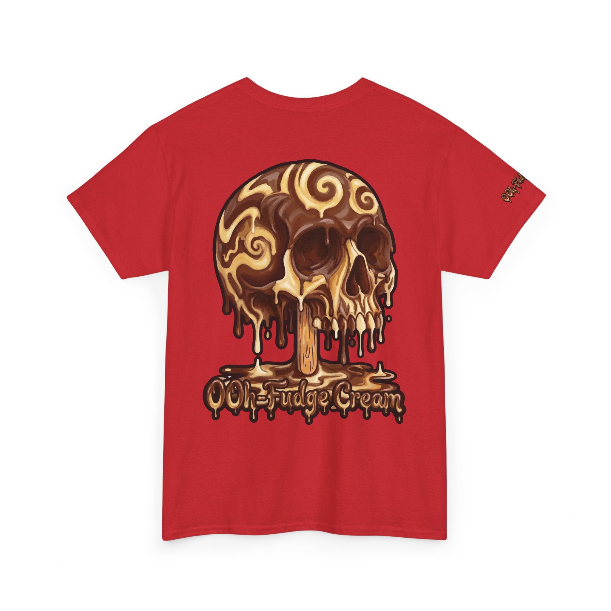 Skullcream-Ooh-Fudge Cream T-Shirt | Colorful Drip Graphic Tee