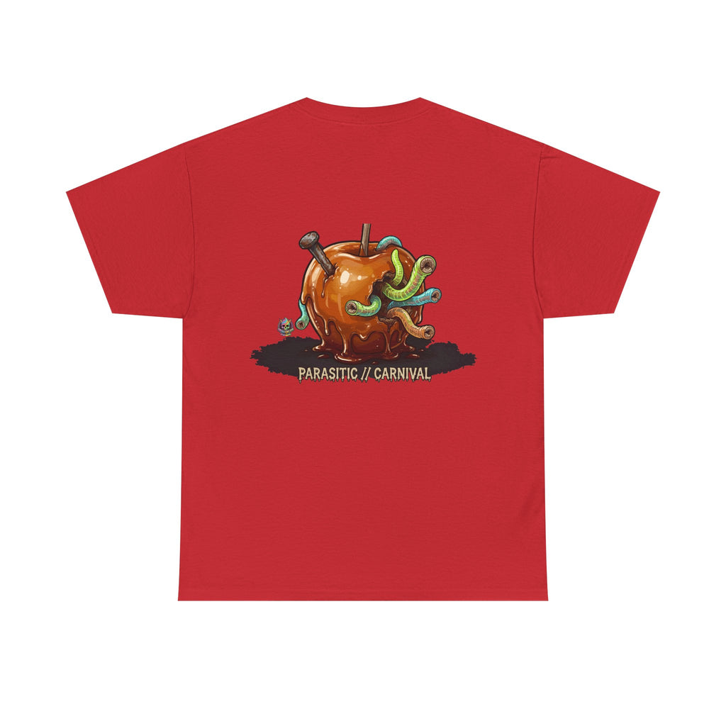 Skullcream Carnival Caramel Apple - Spooky Candy Apple Graphic T-Shirt