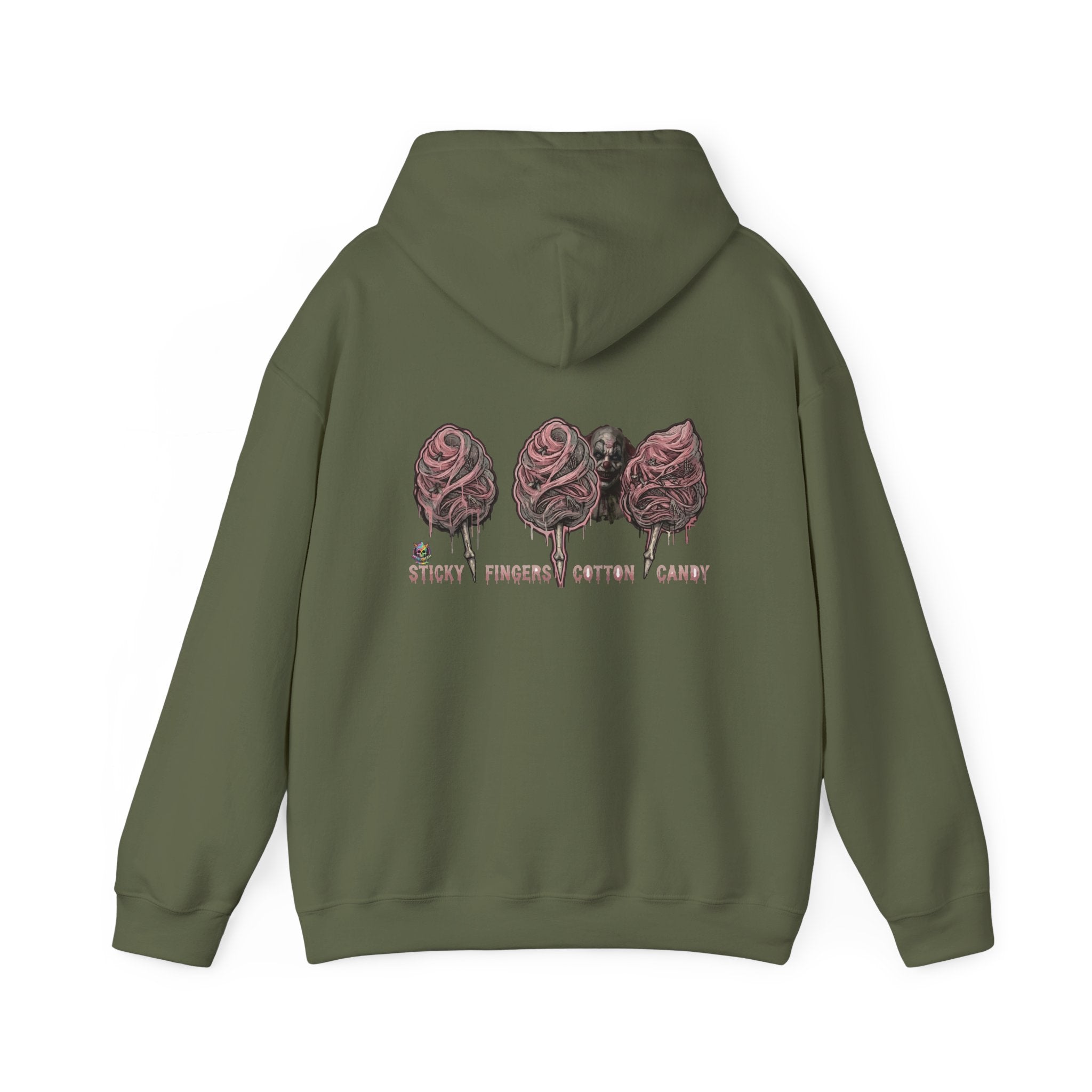 Cotton Candy Skullcream Hoodie — Sticky Fingers Band Graphic Pullover