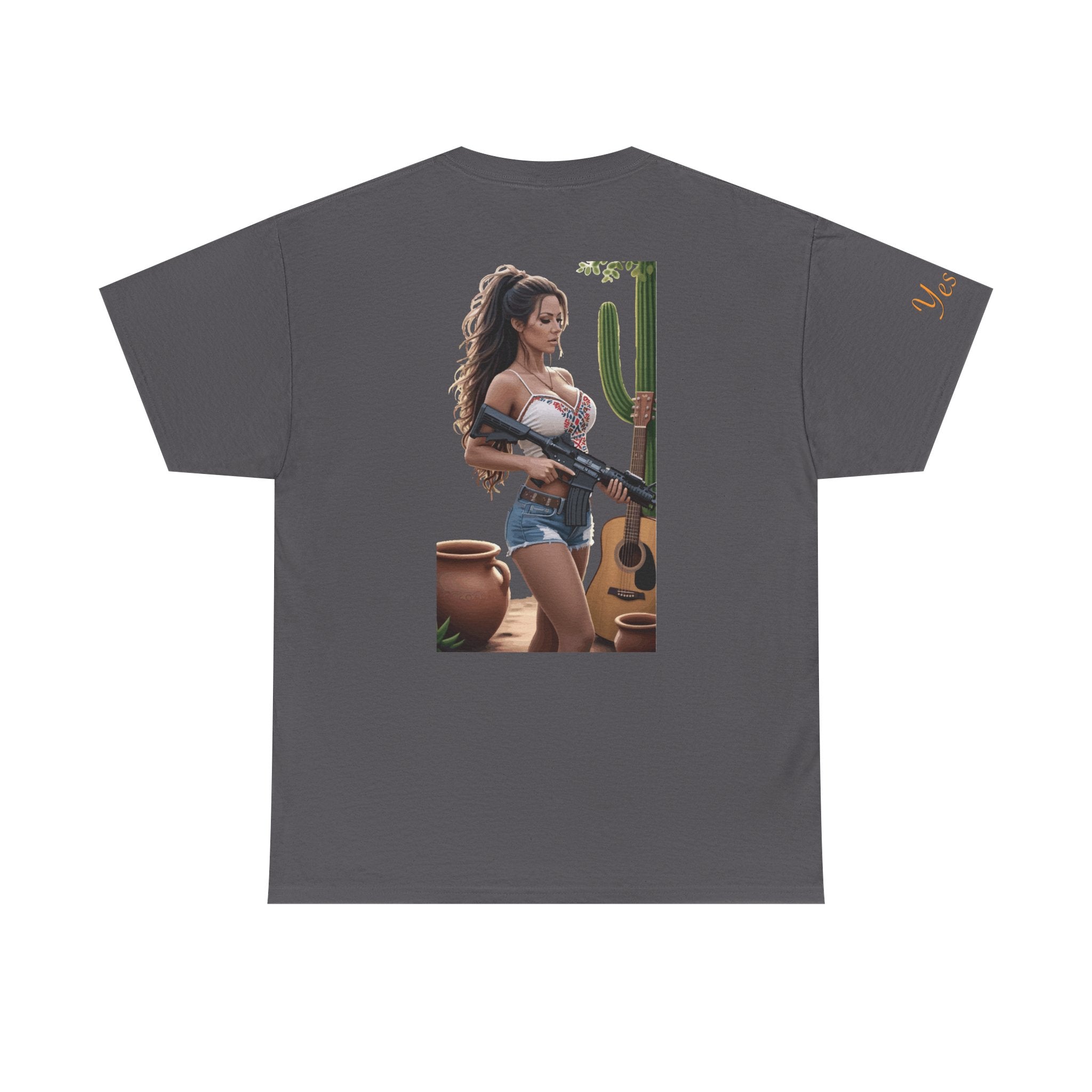 Nice Guitar-Yes Sir T-Shirt | Parental Advisory for the Bearded