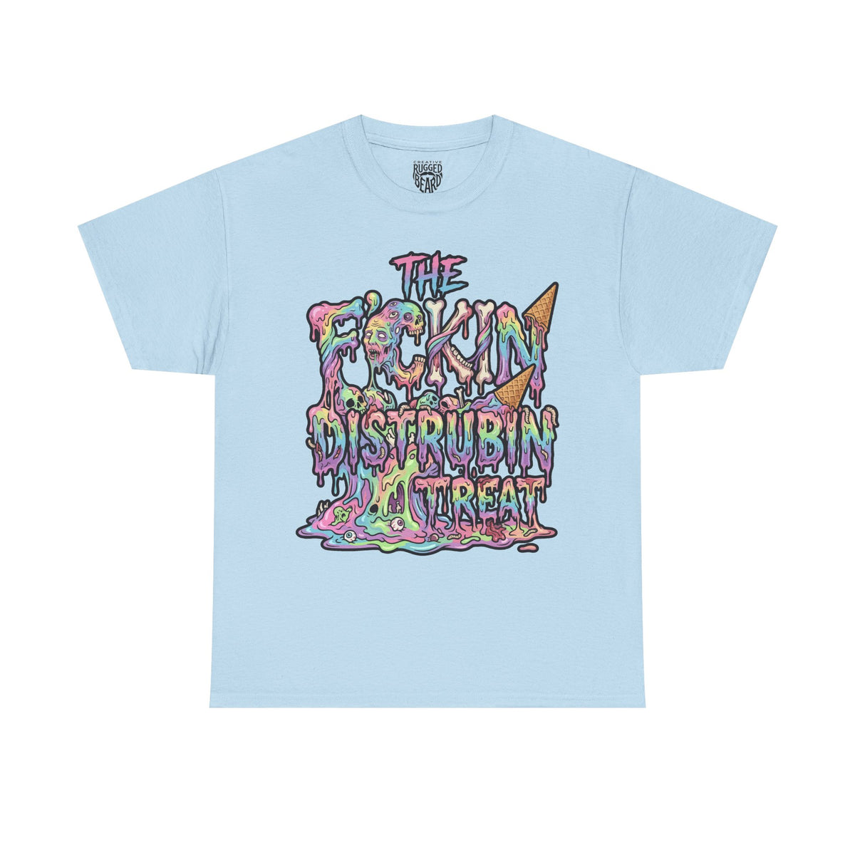 Skullcream Carnival Caramel Apple - Spooky Candy Apple Graphic T-Shirt