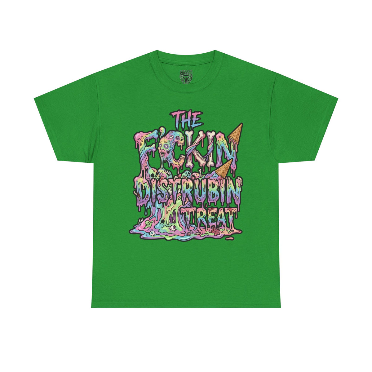Skullcream-Ooh-Fudge Cream T-Shirt | Colorful Drip Graphic Tee