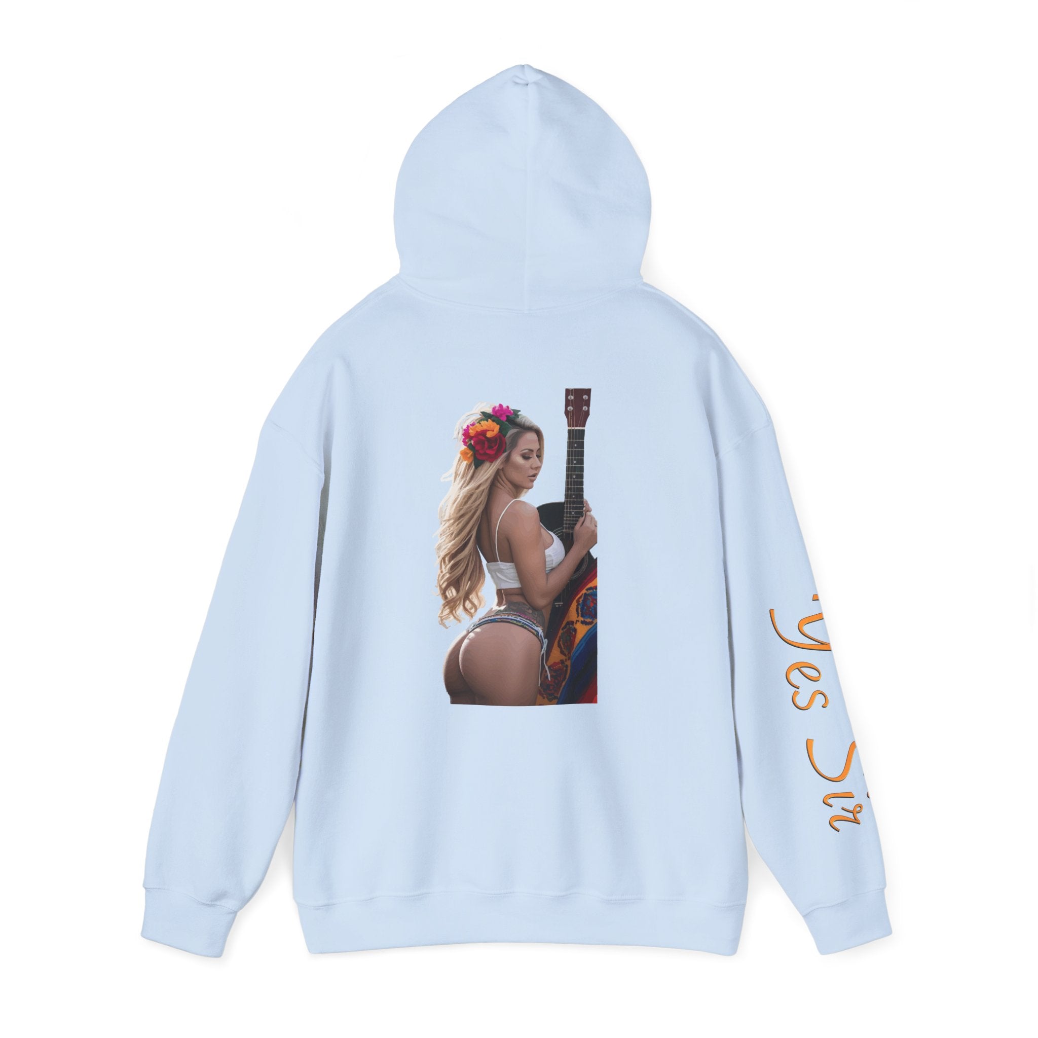 Pretty Flowers Yes Sir Hoodie | Parental Advisory  for the Bearded
