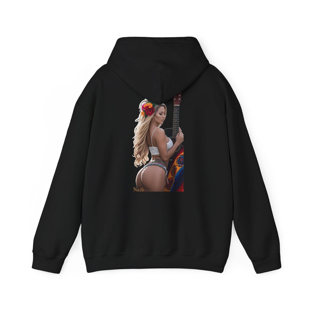 Pretty Flowers Yes Sir Hoodie | Parental Advisory  for the Bearded