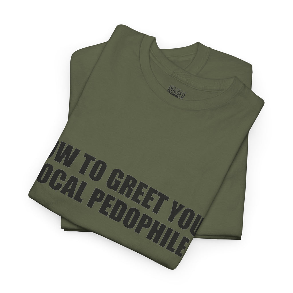 Protective Dad Greetings T-Shirt | Here’s Your Warning